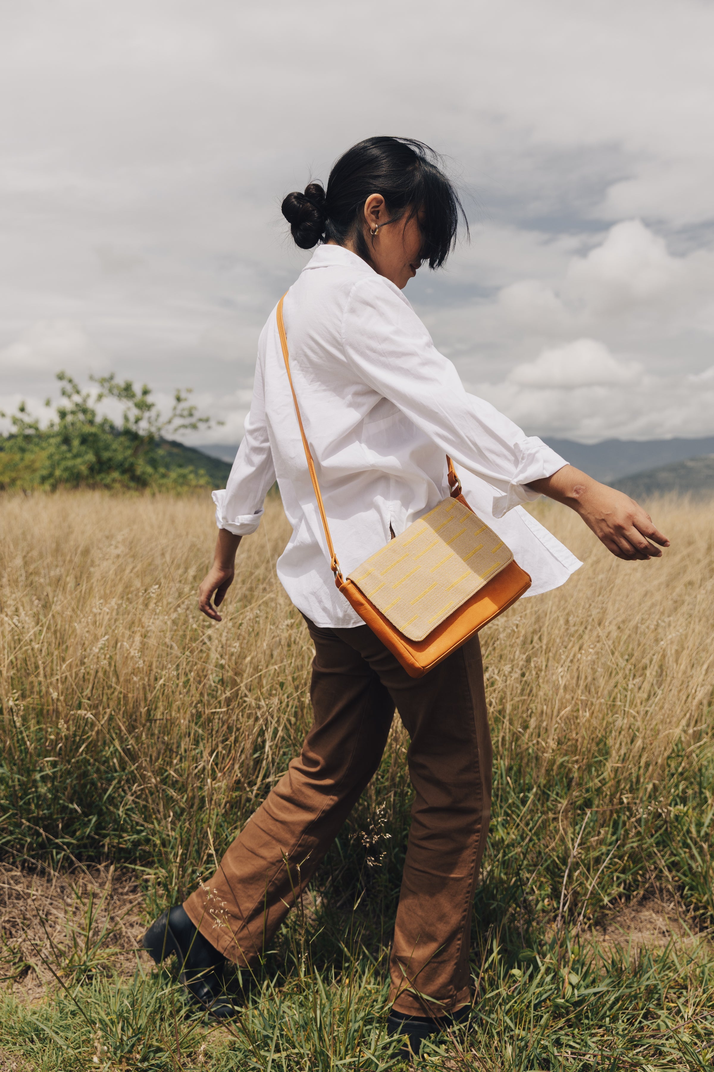 Woven Crossbody Bag