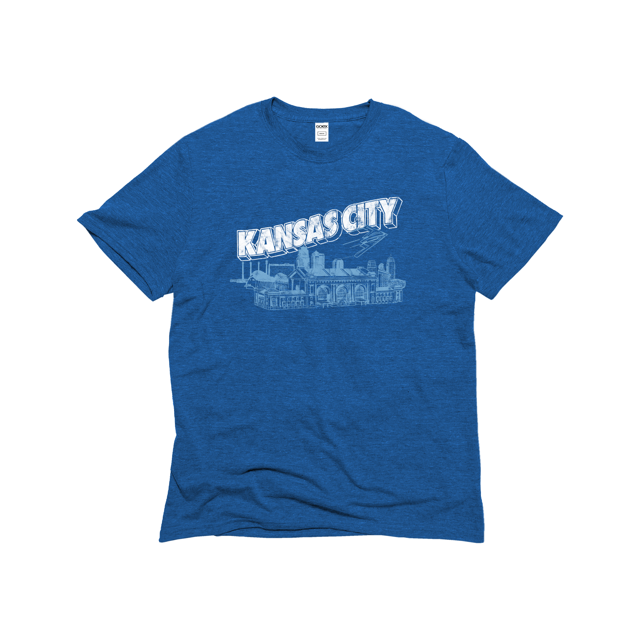 Kansas City Postcard Unisex Eco-Triblend Tee