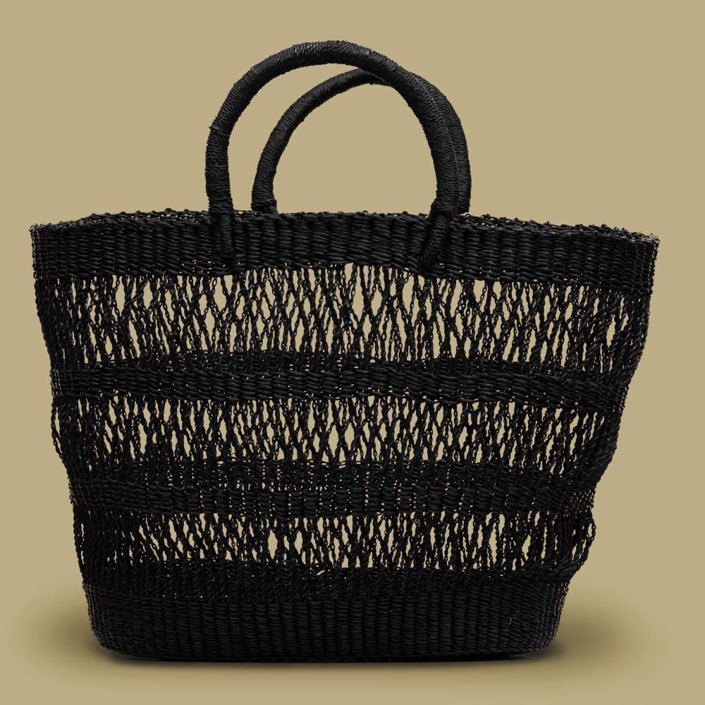 Large Open Weave Bolga Tote