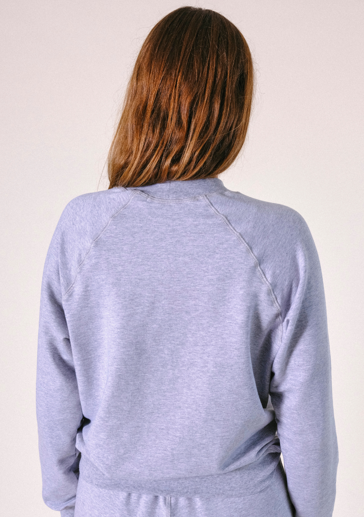 Agnes Raglan Organic Cotton + Tencel™ Sweatshirt - Heather Gray