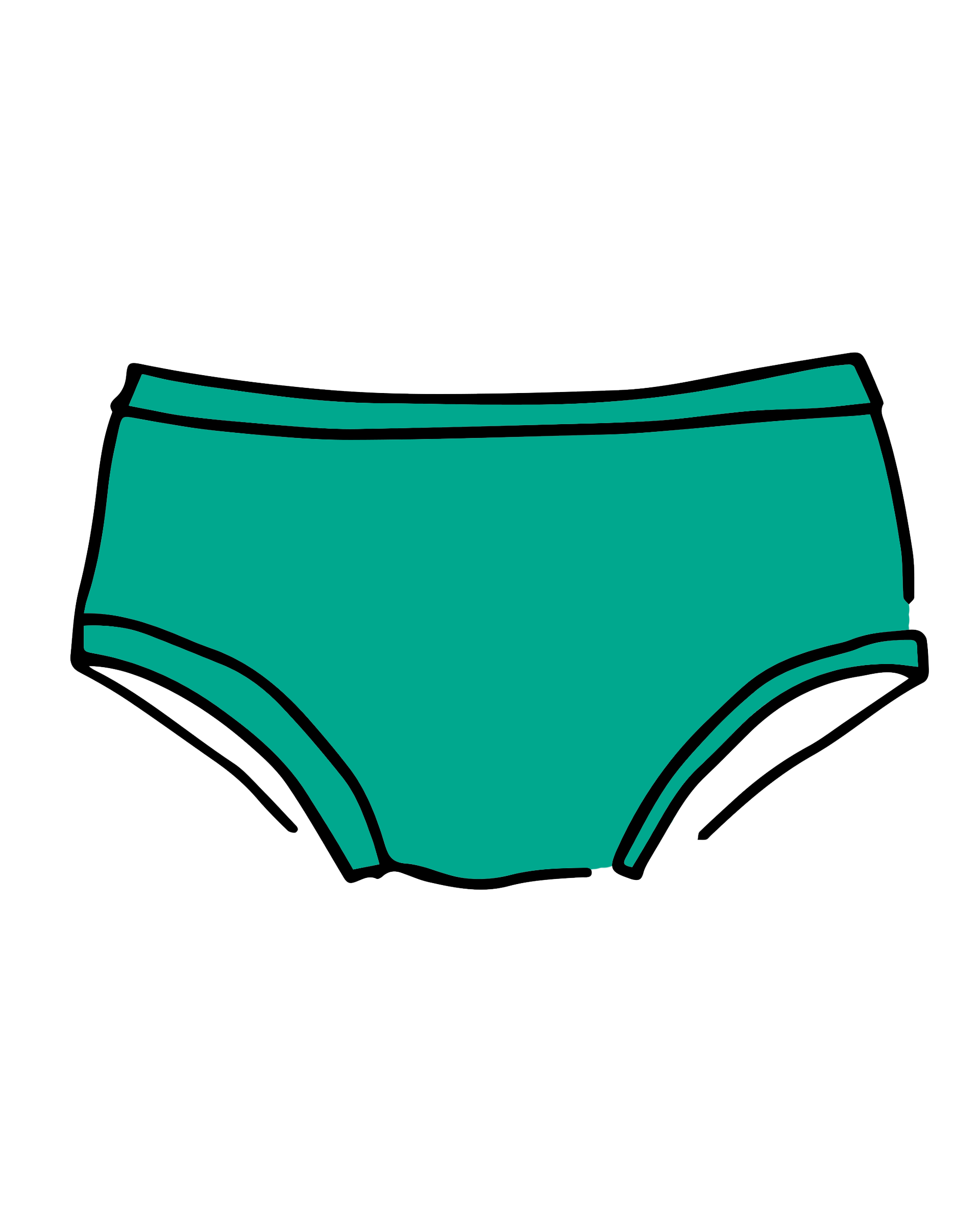 Hipster Peacock Green