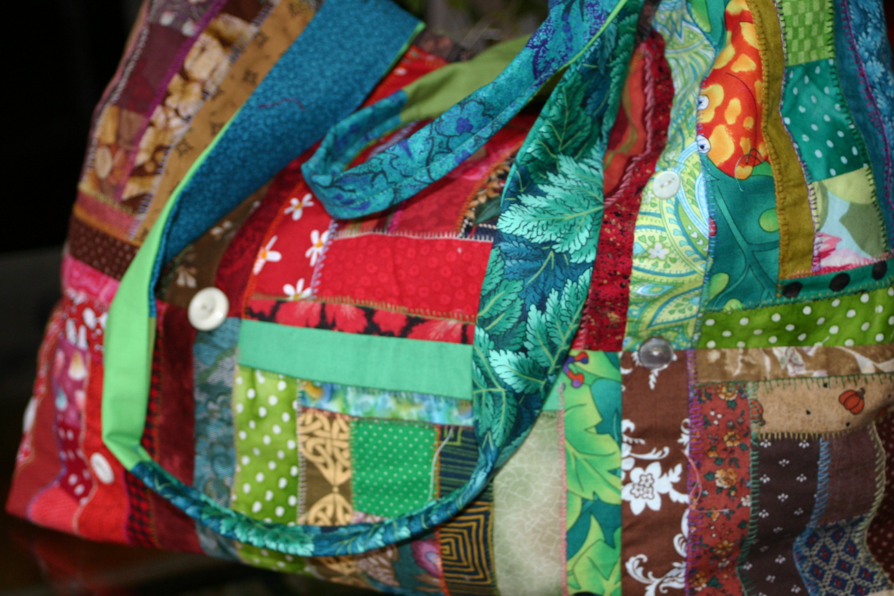 'Kwilt Fou' Quilted Beach & Yoga Tote