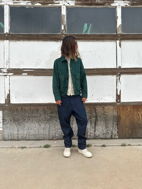 Unisex Limitless Trouser in Hemp Denim