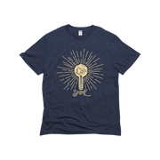 Let your Light Shine Gold Foil Unisex Eco-Triblend Tee