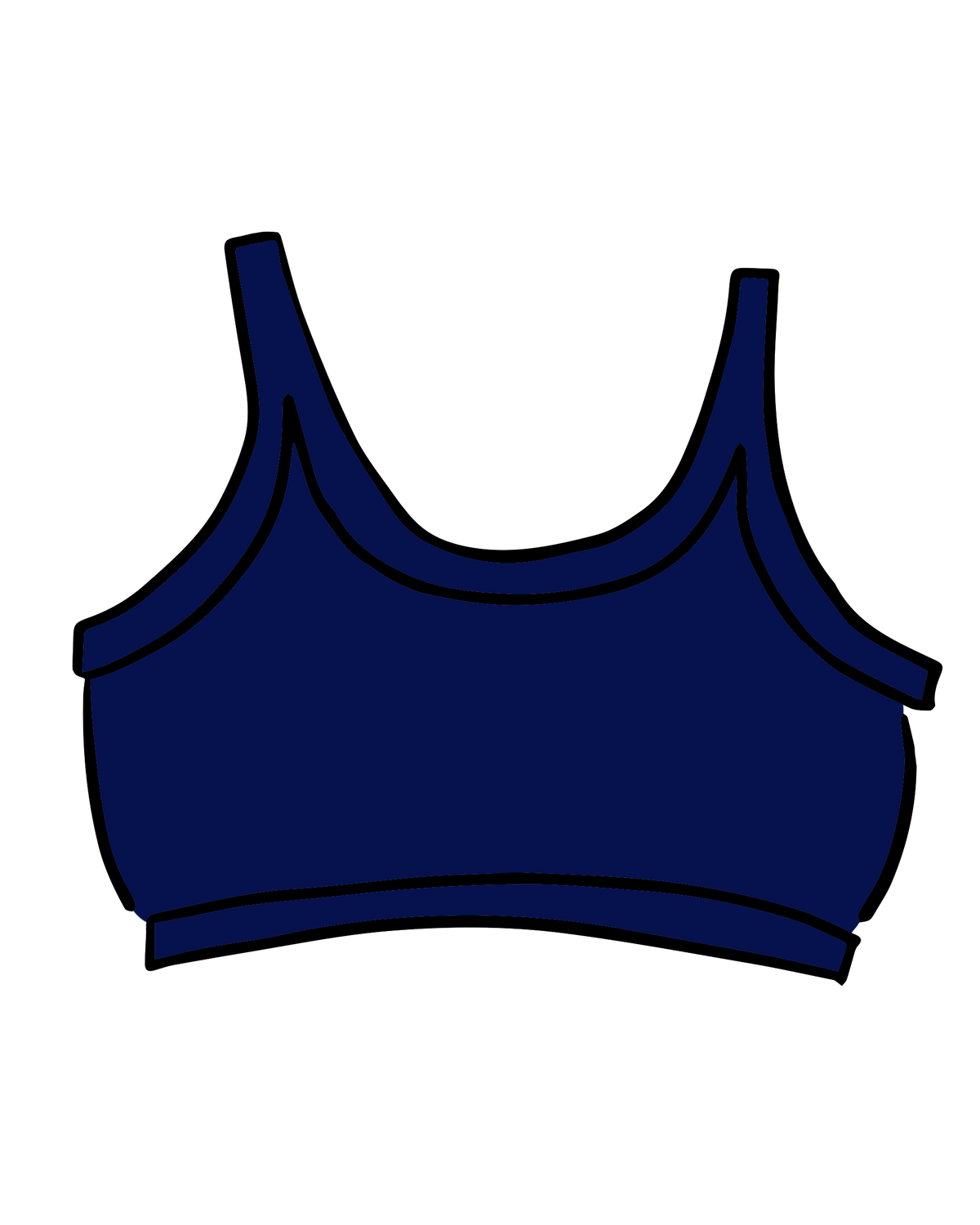 Longline Bra Indigo Montoya