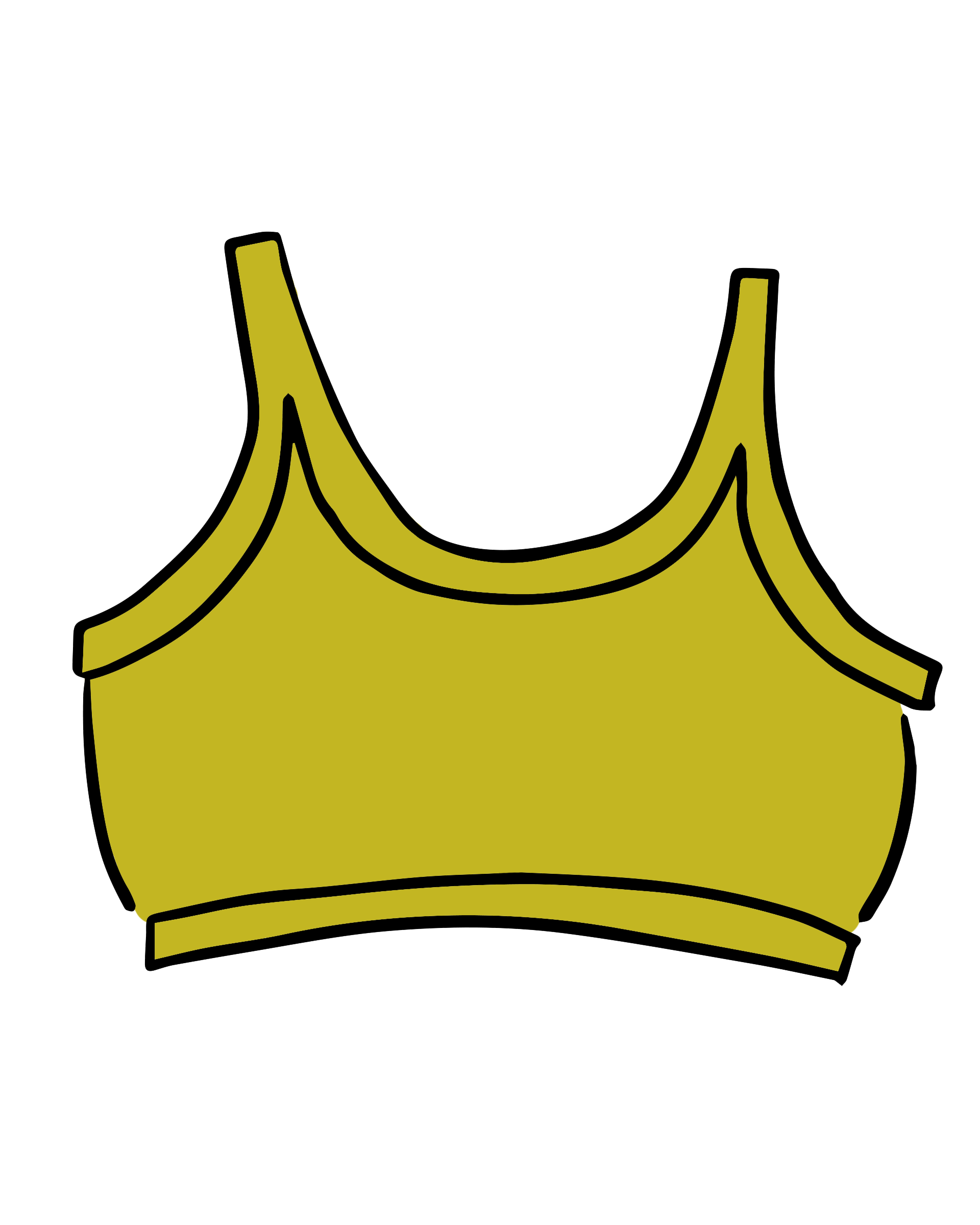 Longline Bra Star Fruit