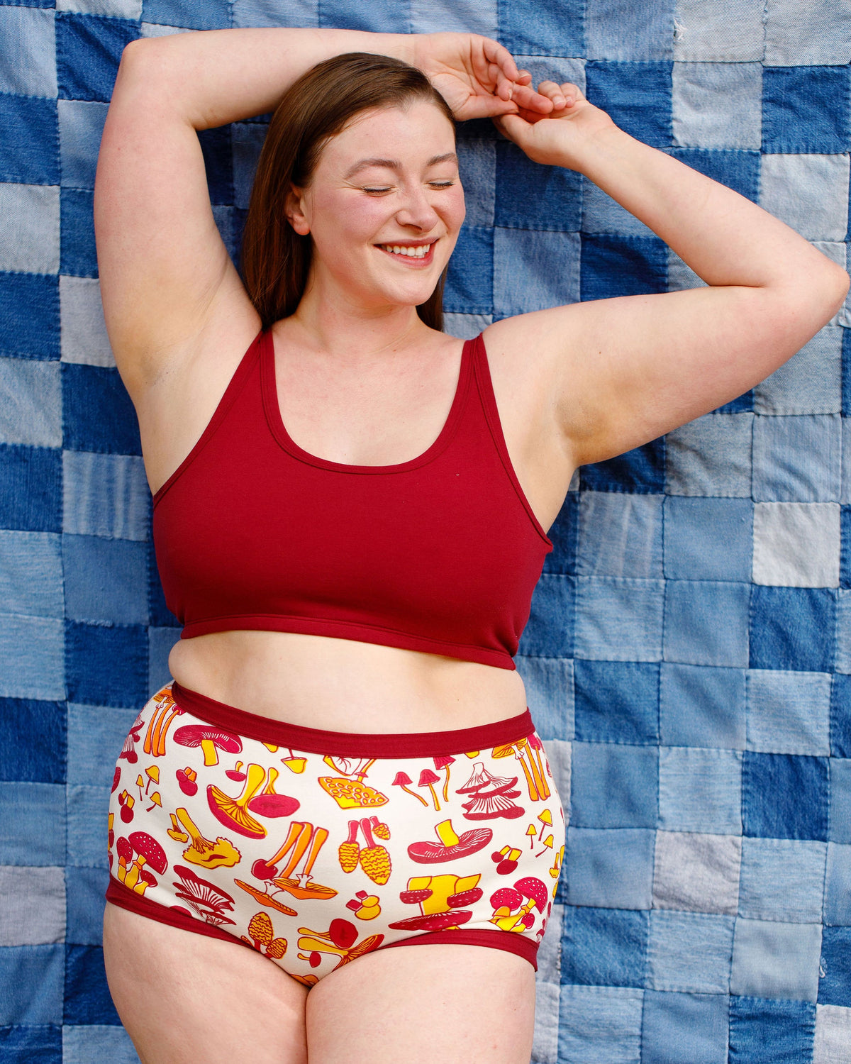 Longline Bra Tuscan Red