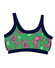 Longline Bra Electric Tiger