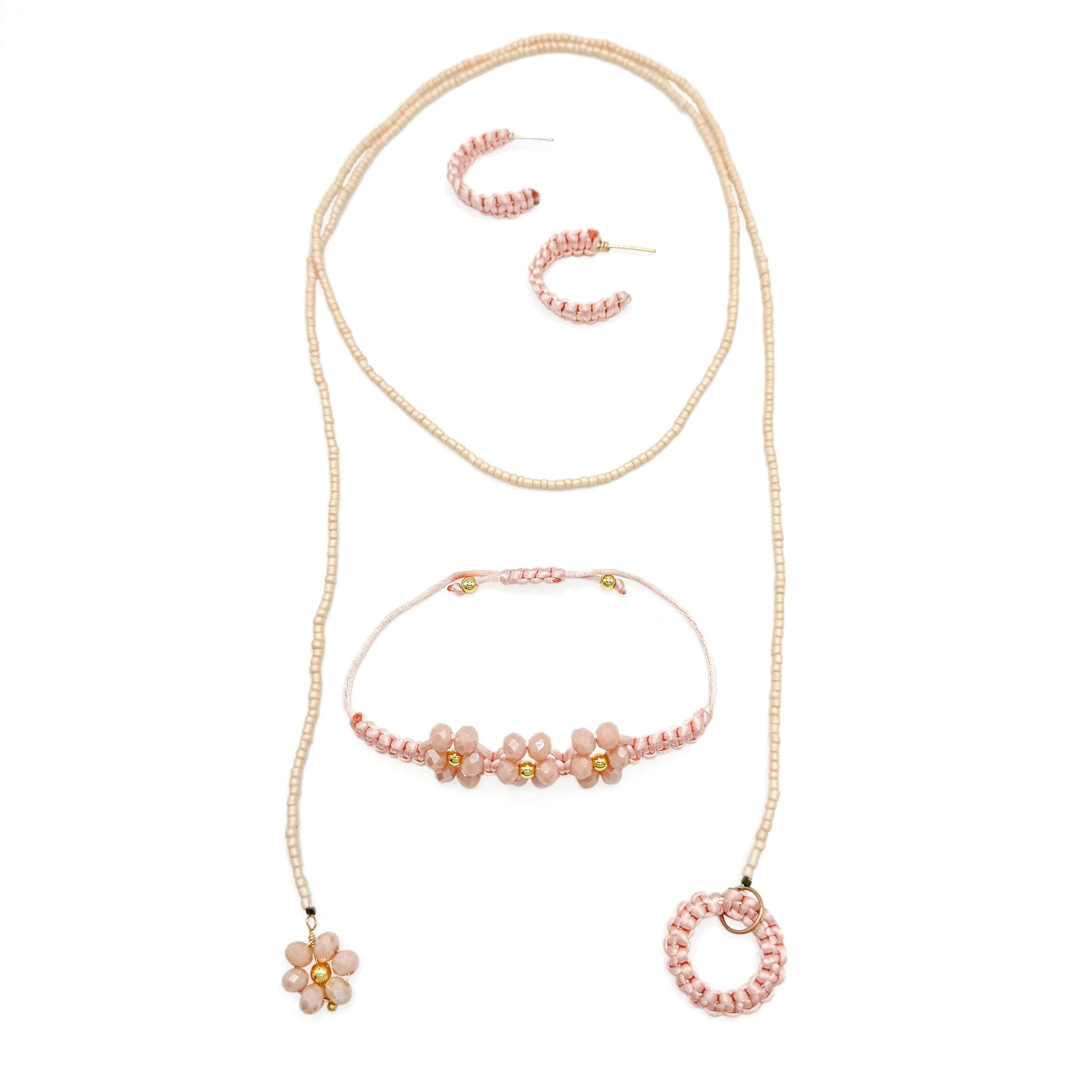 Peach Blossom earrings