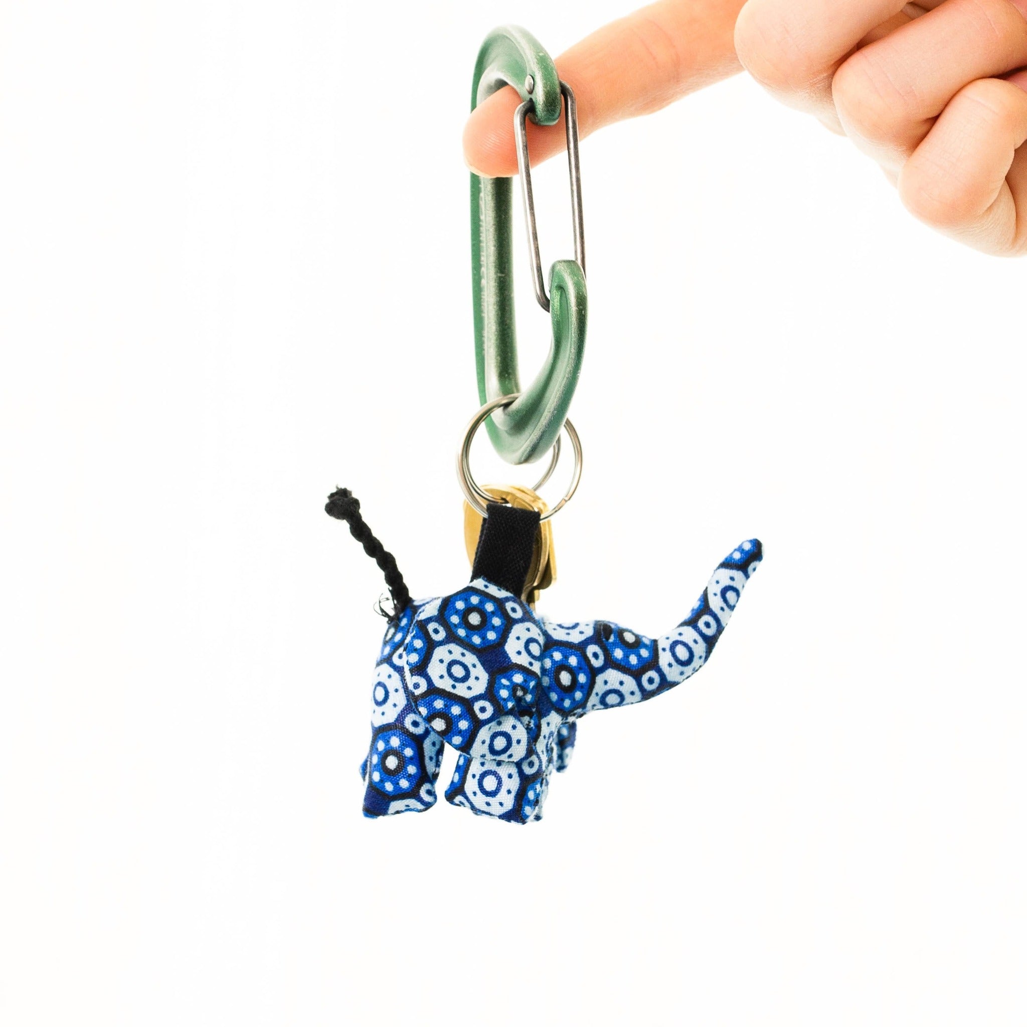 Kitenge Animal Keychain