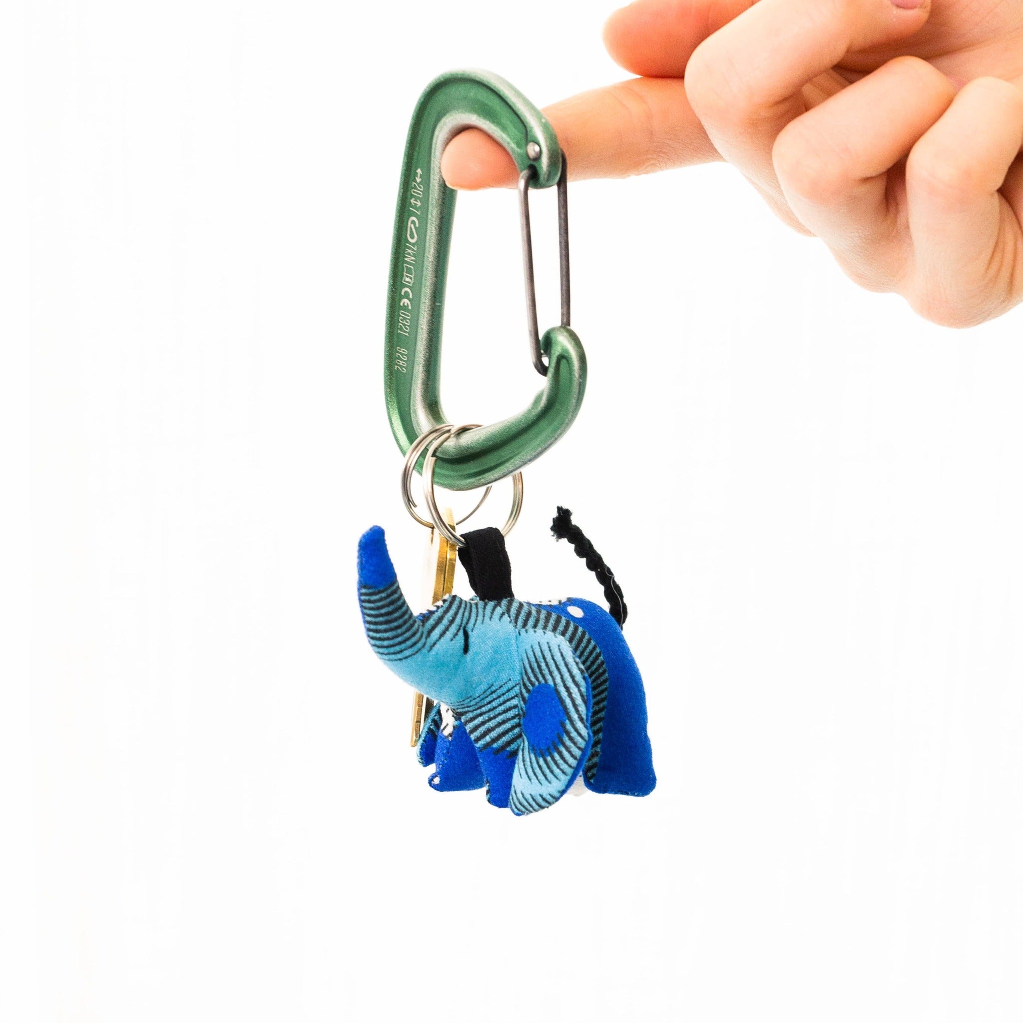 Kitenge Animal Keychain