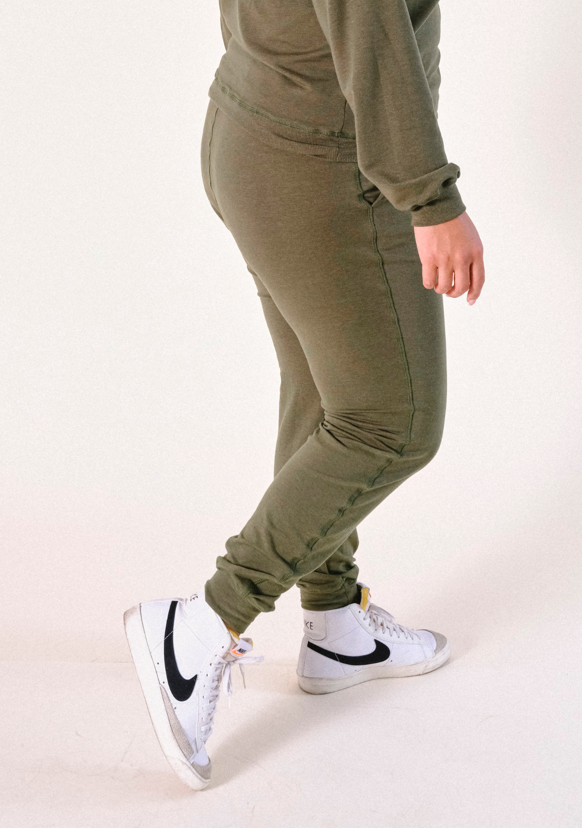 Agnes Organic Cotton + Tencel™ Jogger Pant - Moss