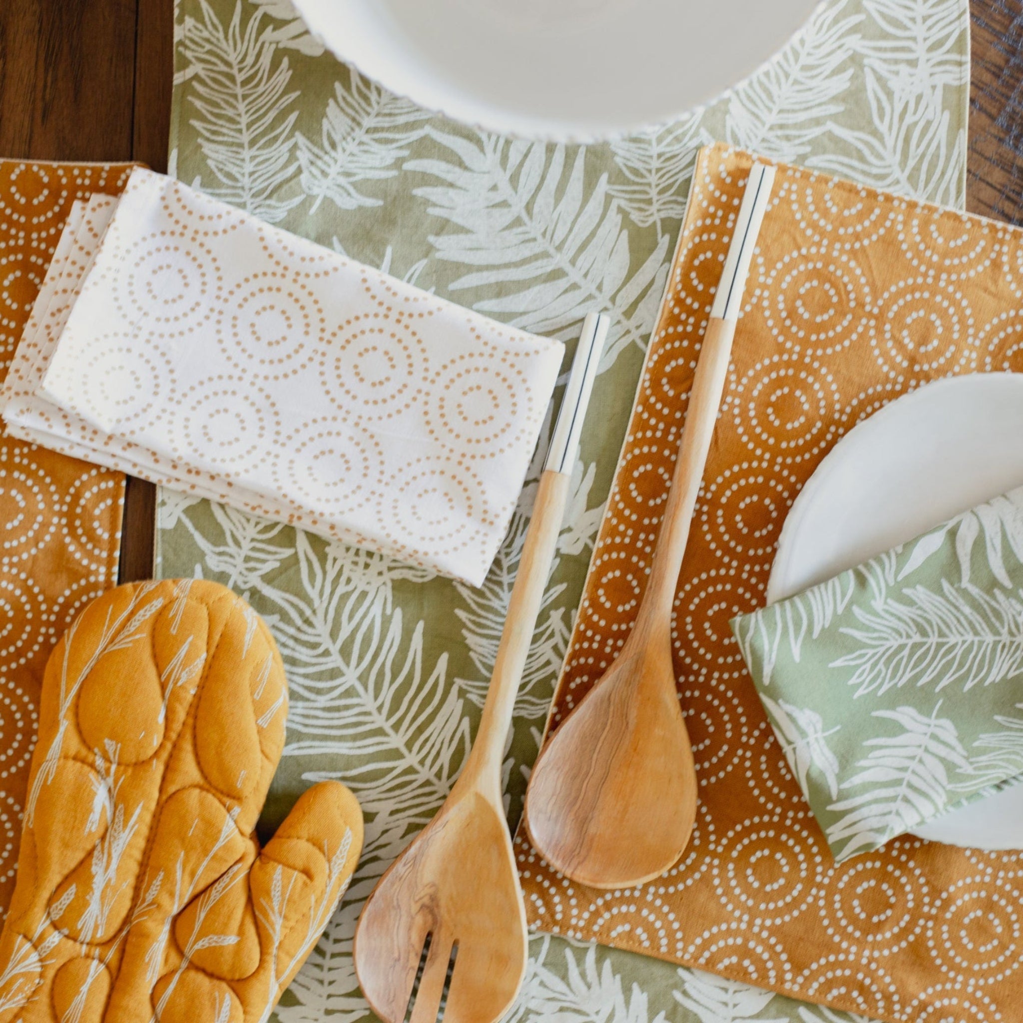 Screen Print Table Runner