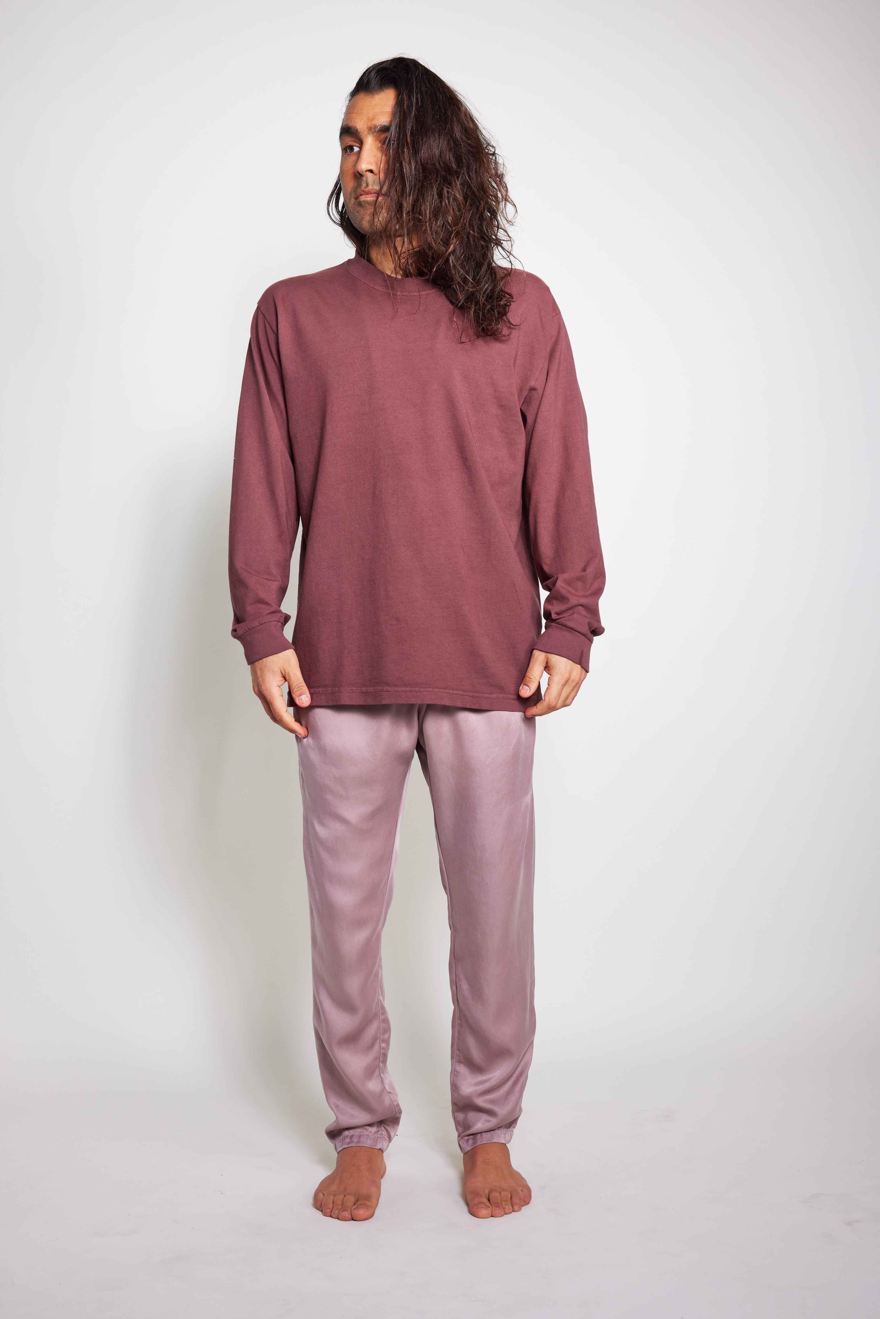 Unisex Souk Pant in Cupro Silk