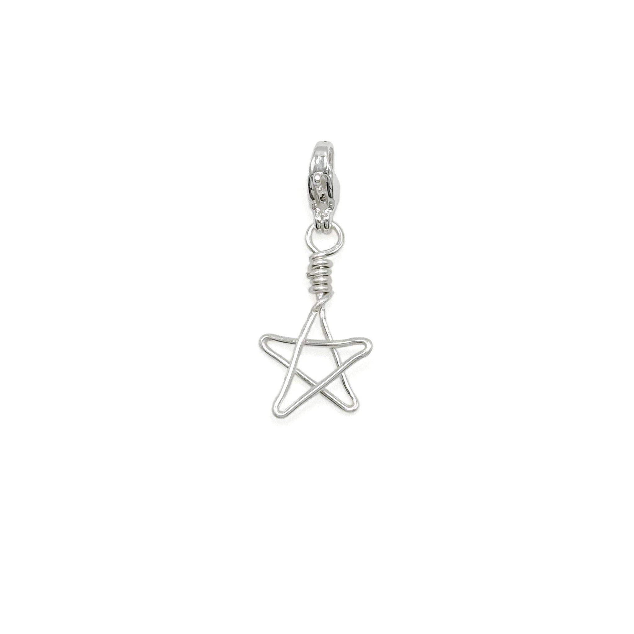 Star silver charm