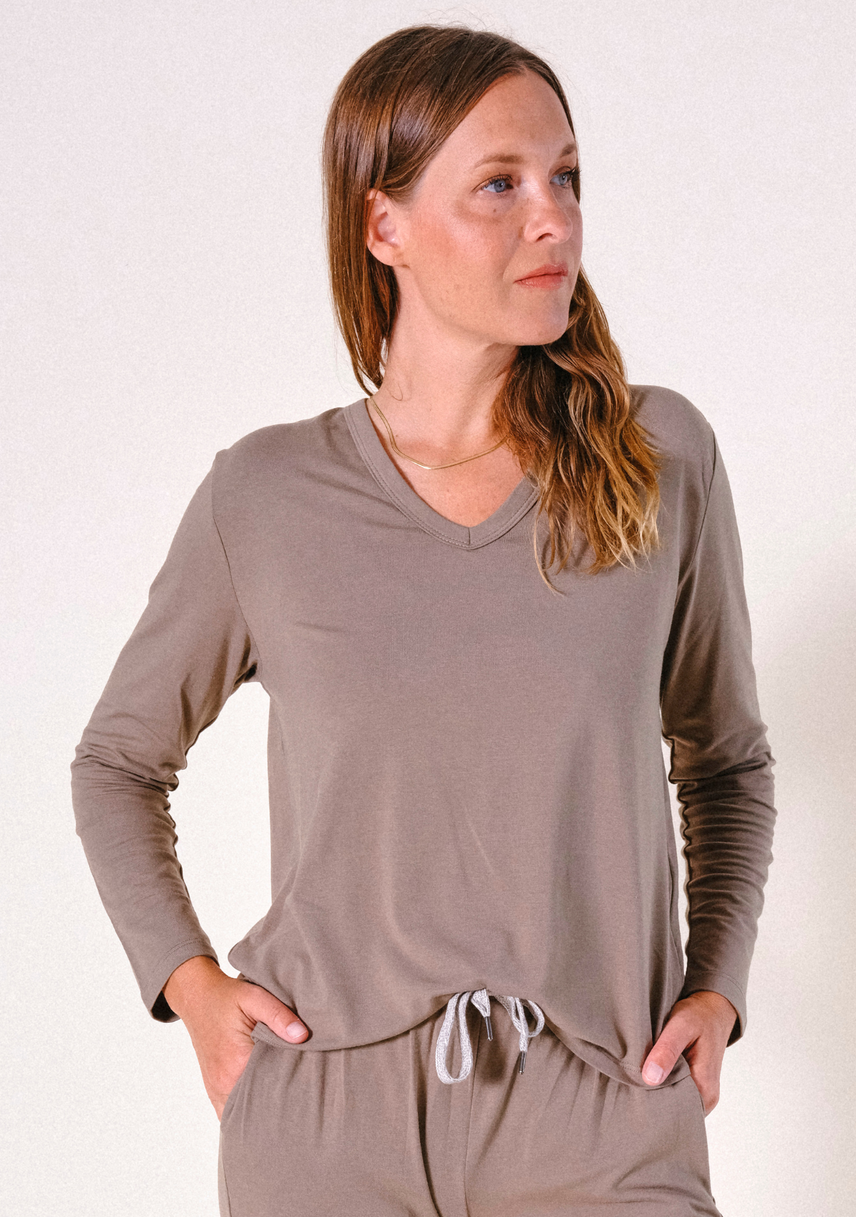 Toni PJ Shirt - Olive - FINAL SALE