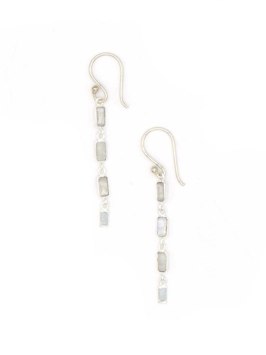 Triple Elegance Drop Earrings