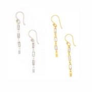 Triple Elegance Drop Earrings