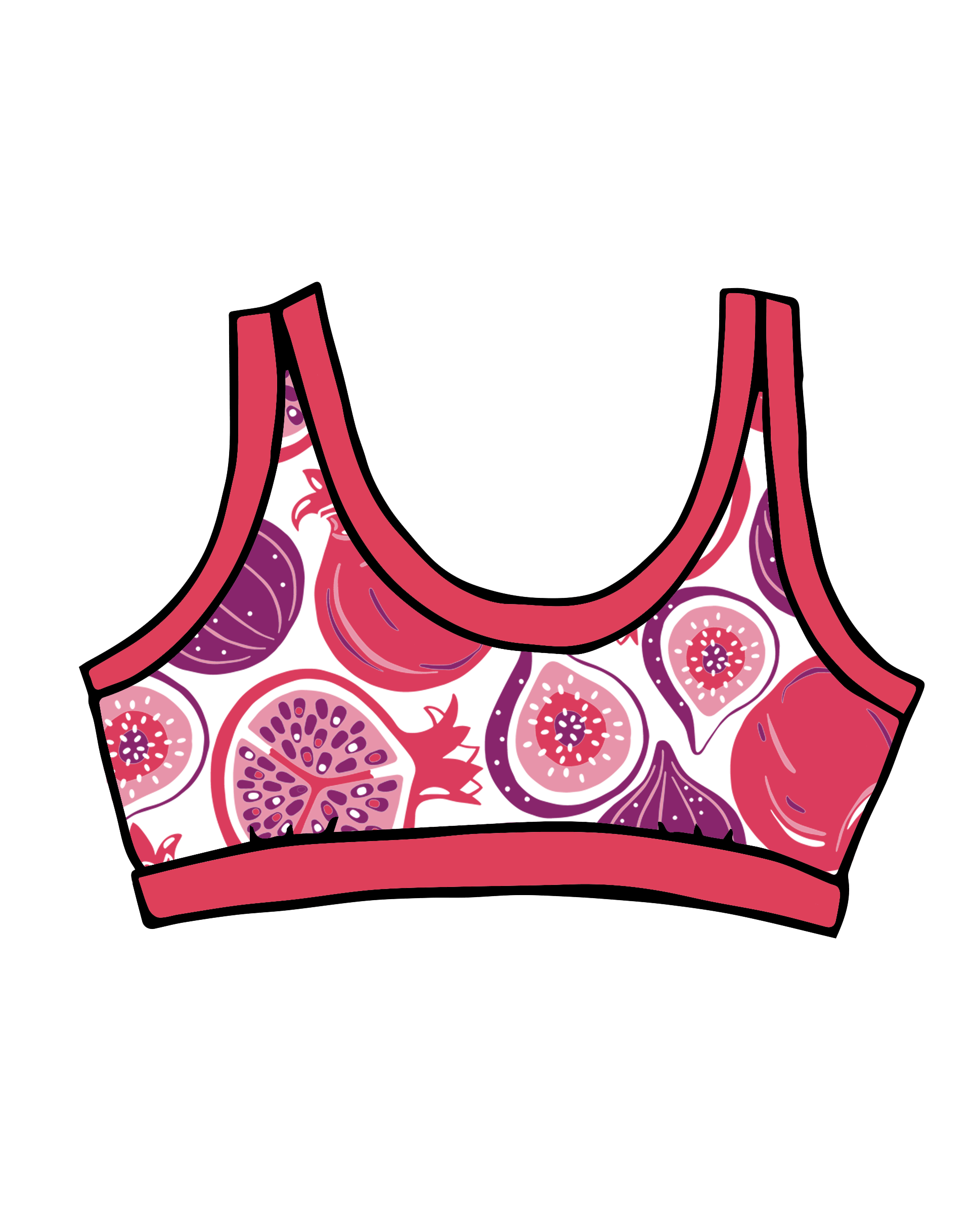 Bralette Two Fruits