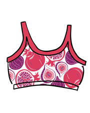 Longline Bra Two Fruits