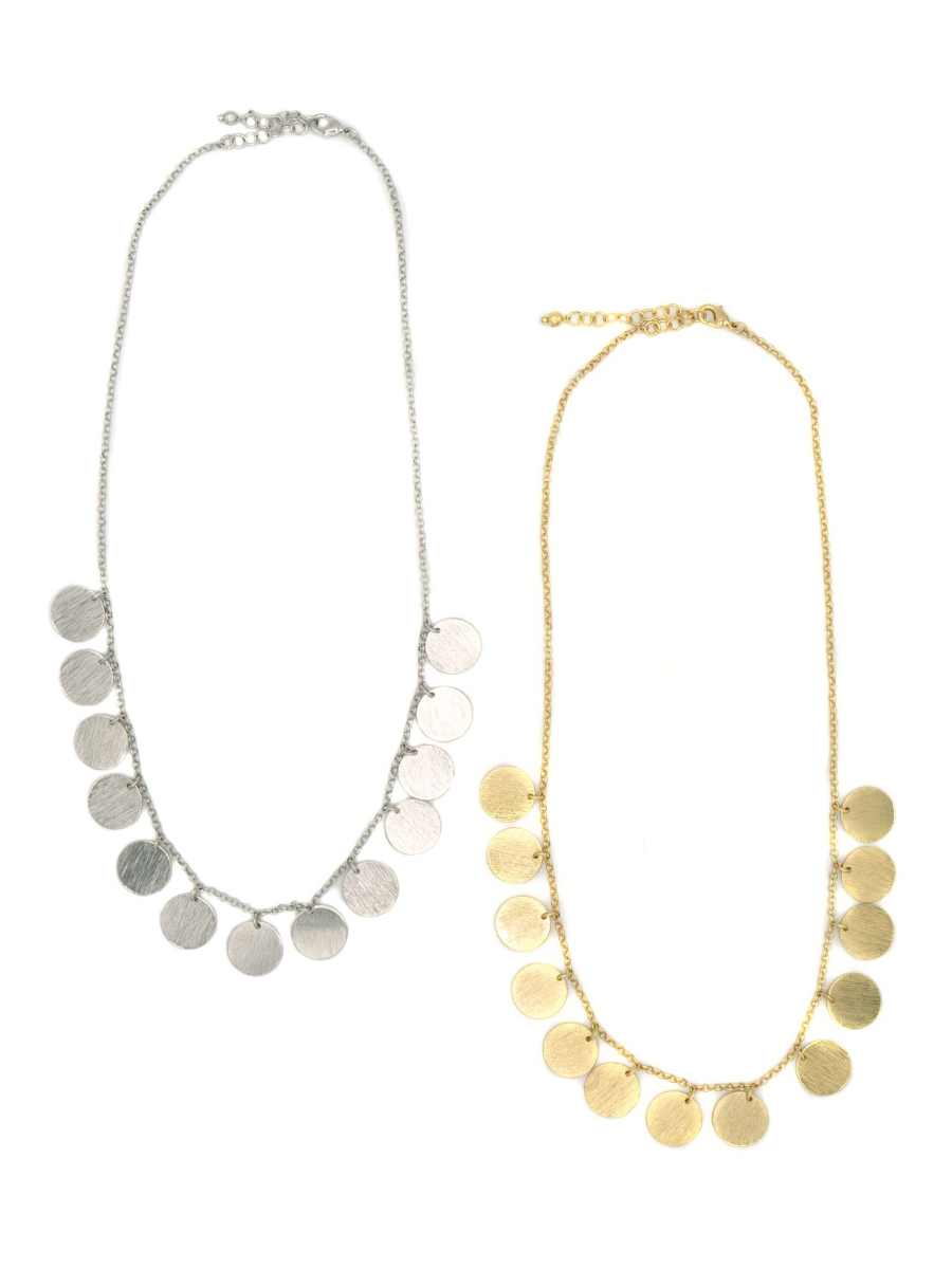 Disc Charm Necklace