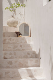 Arch Rattan Mirror
