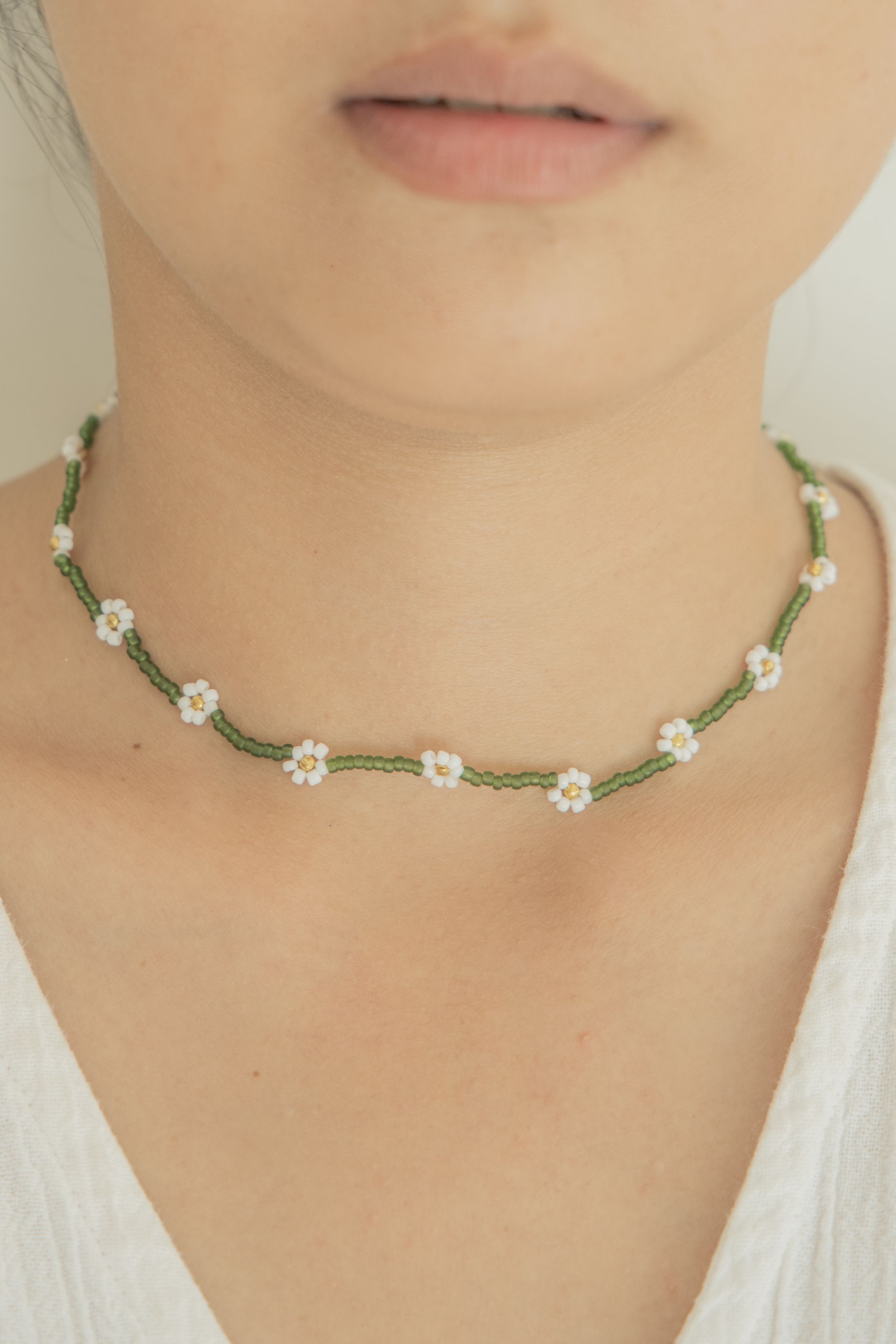 Flora Beaded Necklace