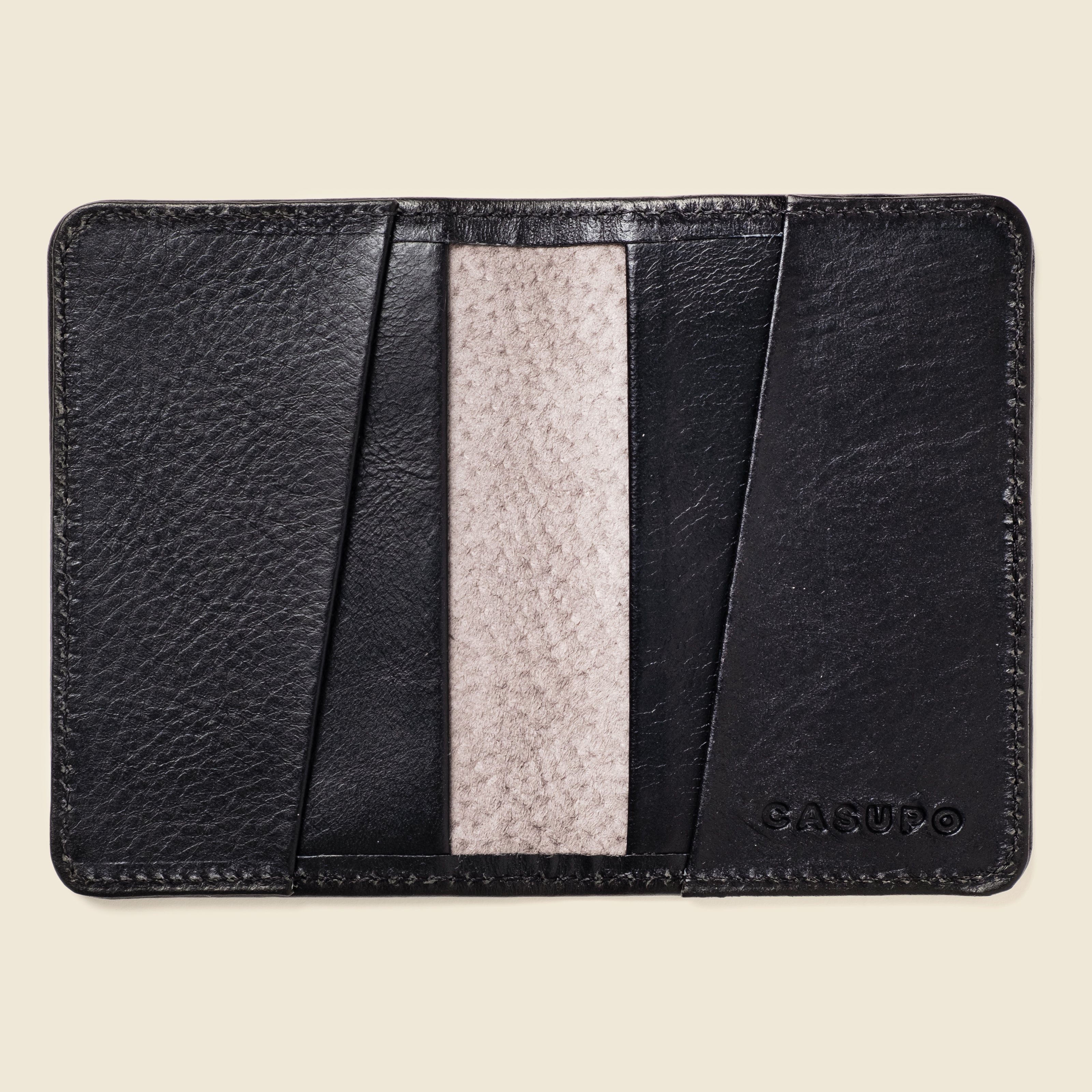 Compact Bifold with RFID protection - Black