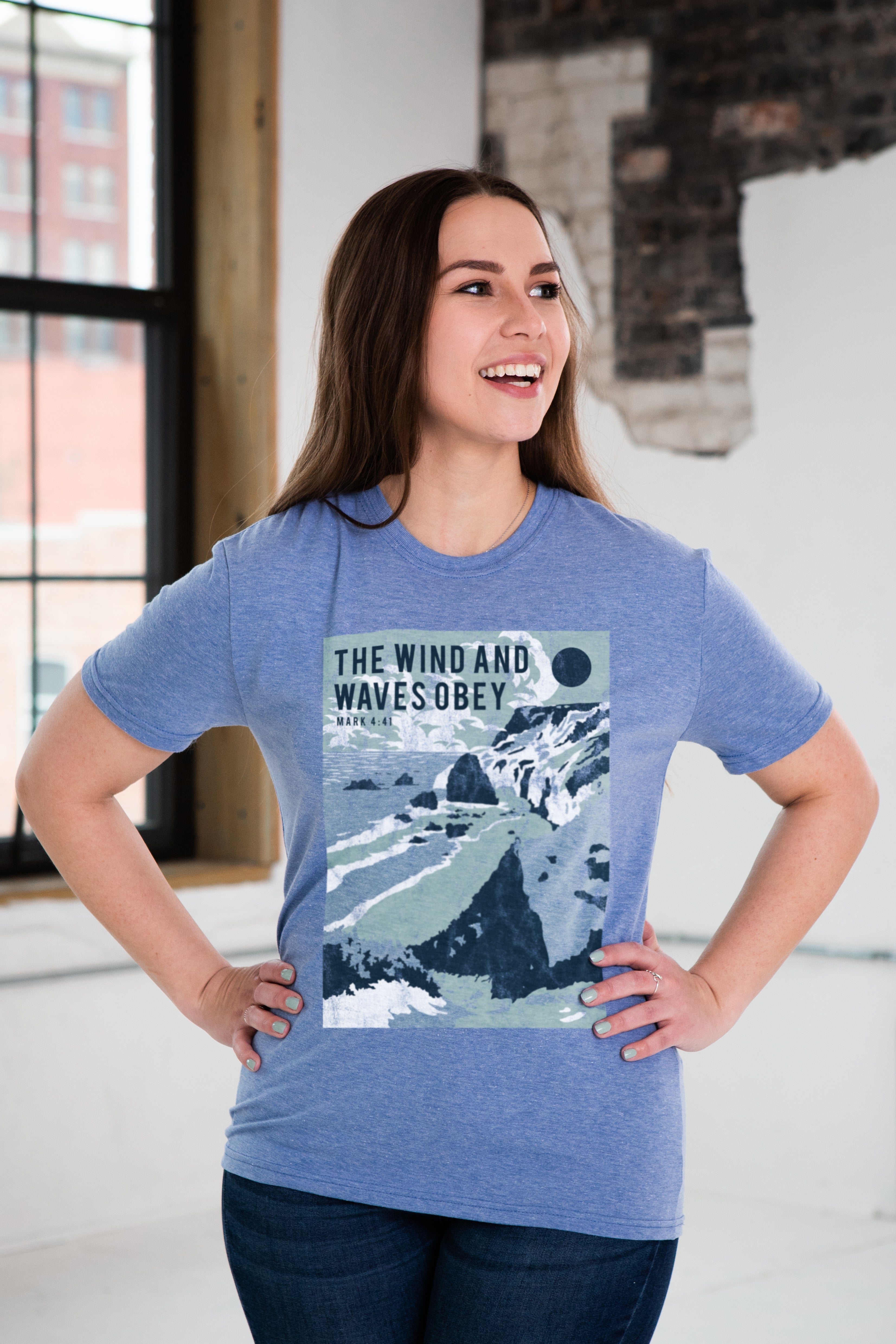 Wind and Waves Unisex Eco-Triblend Tee