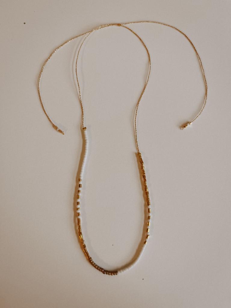 Golden Beaded Necklace