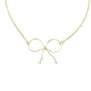 With a Bow necklace