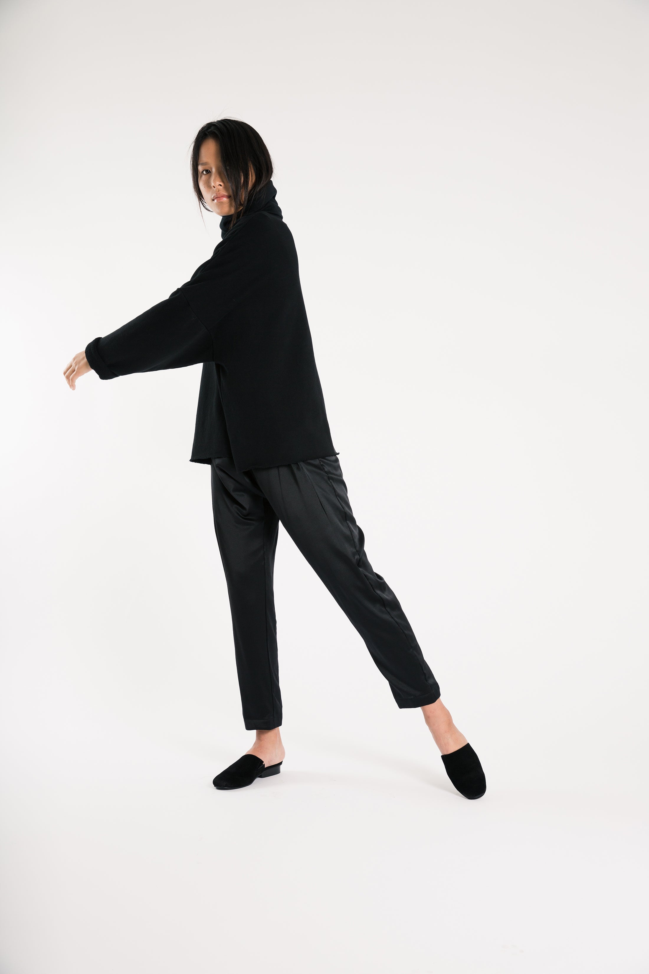 Unisex Souk Pant in Cupro Silk