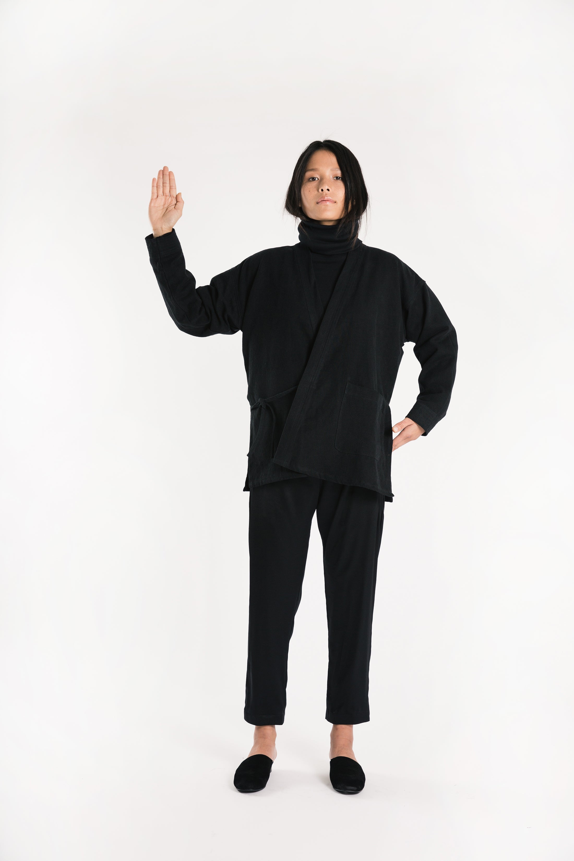 Unisex Souk Pant in Cupro Silk