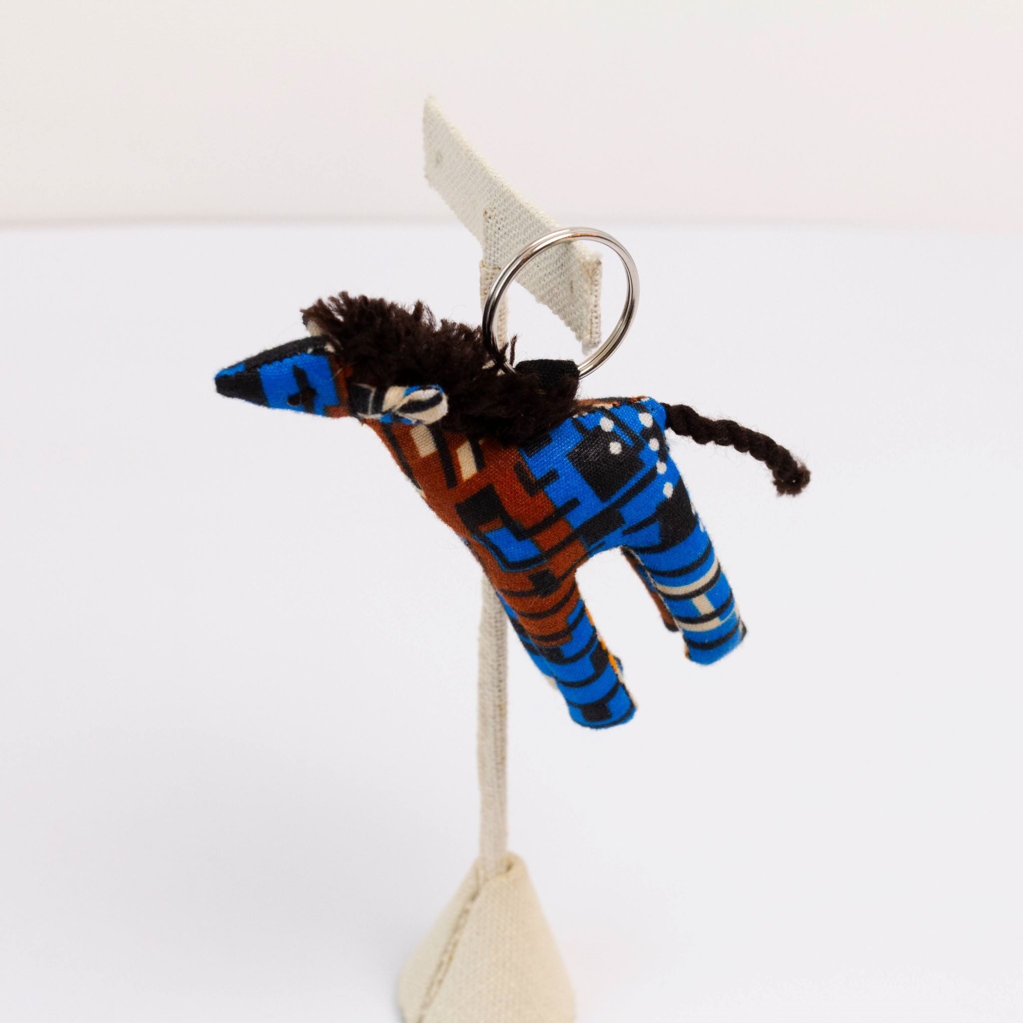 Kitenge Animal Keychain