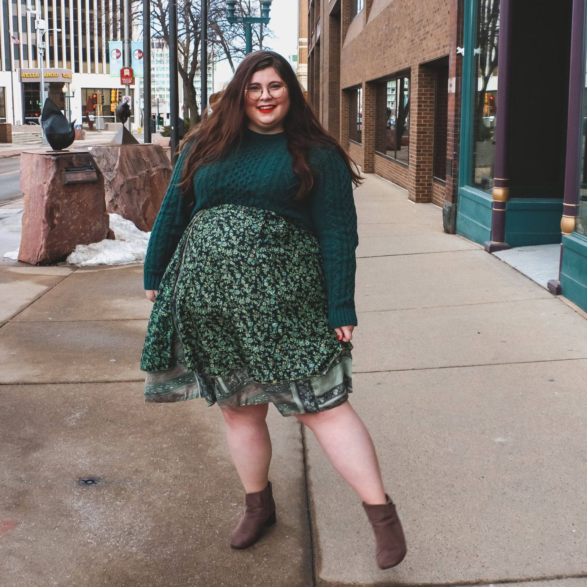 Knee-Length: "Mini" Sari Wrap Skirts