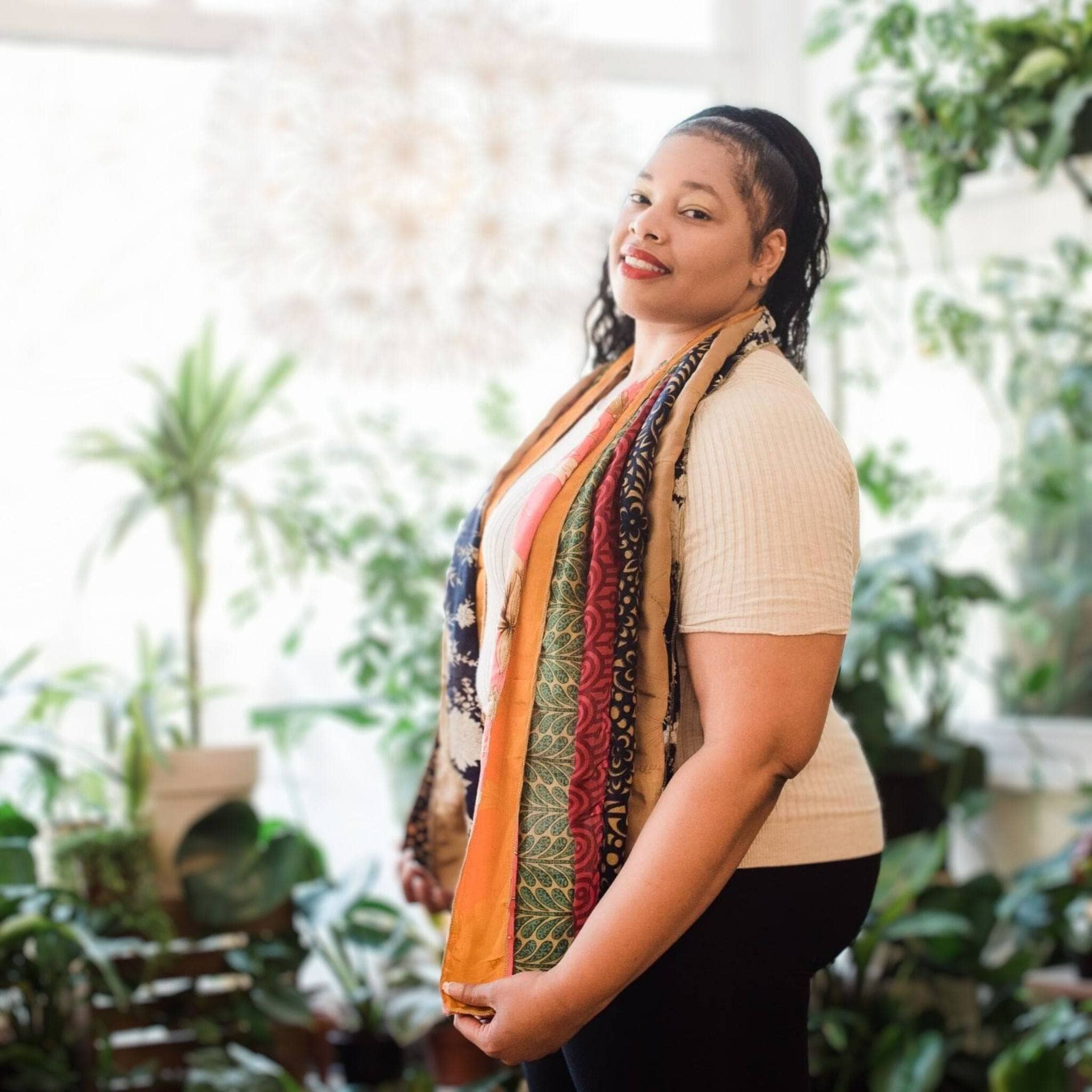 #1 Stocking Stuffer: The Original Medley Scarf. ♻️ Made from Sari Magic