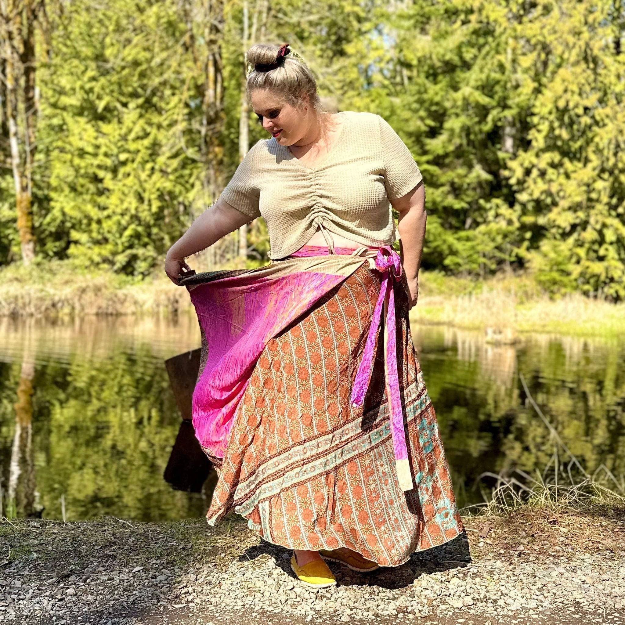 The Original Sari Wrap Skirt