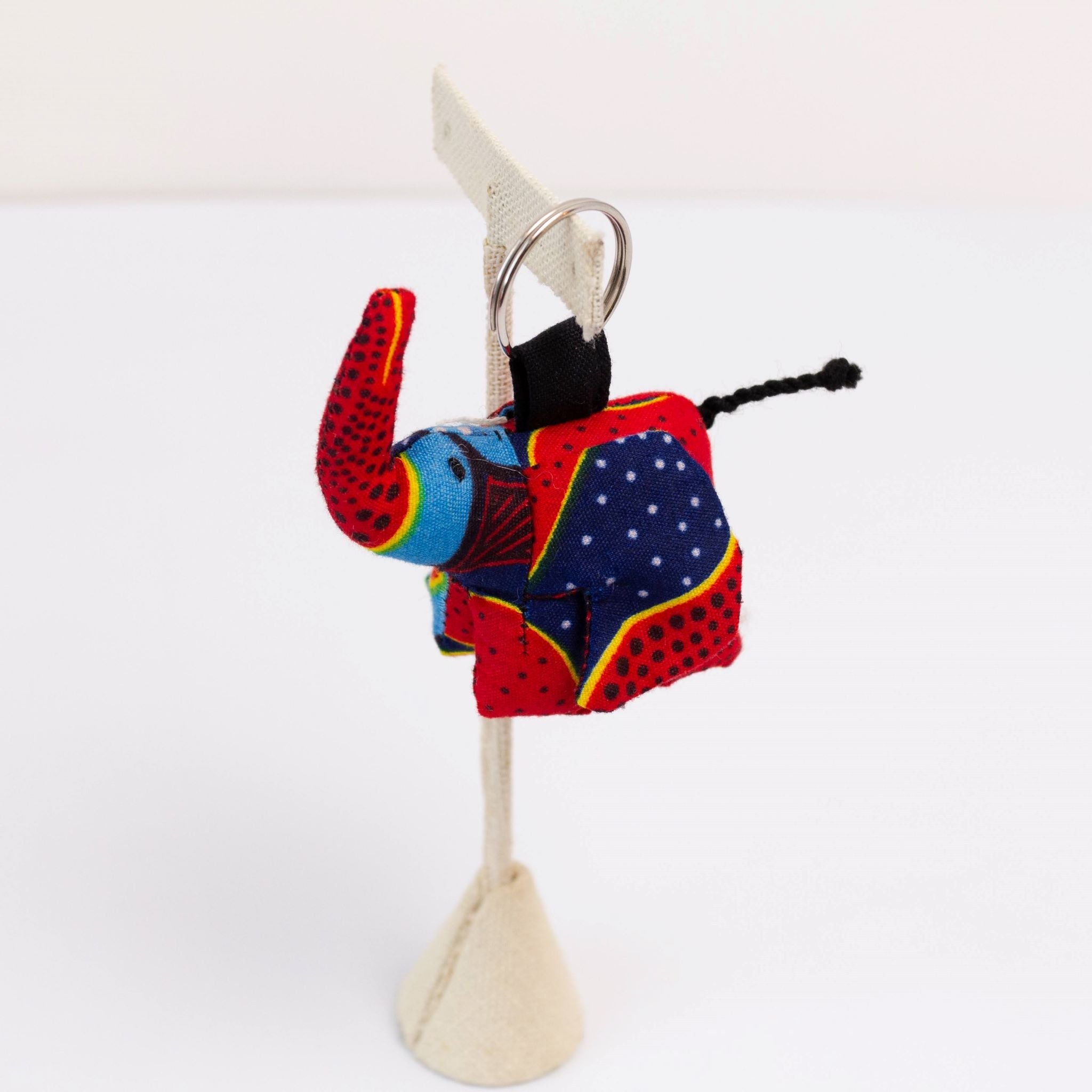 Kitenge Animal Keychain
