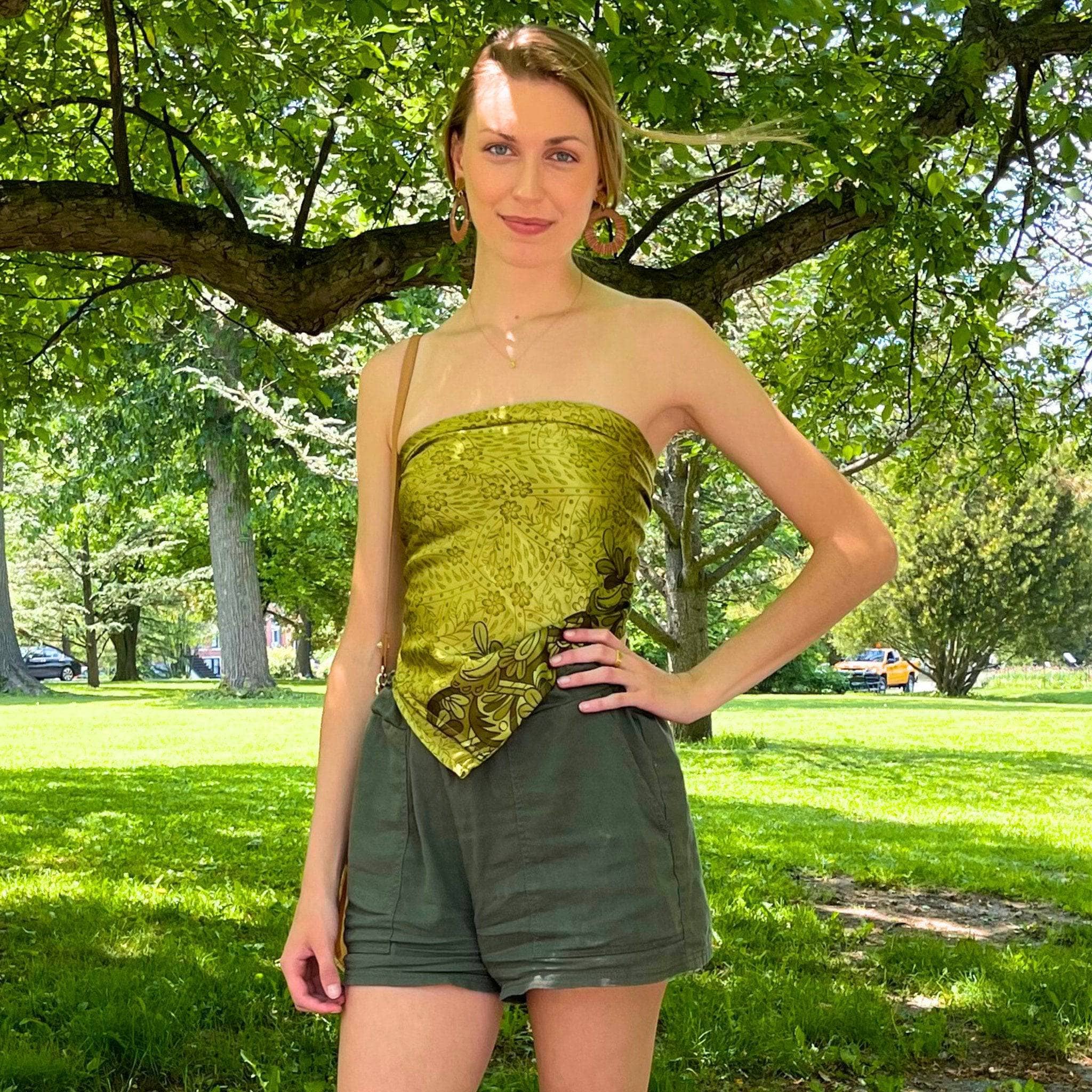 Ella Scarf Top – Made from Real Sari Stories