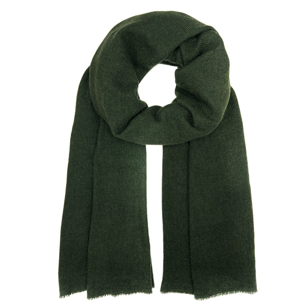 Pine Handloom Cashmere Scarf