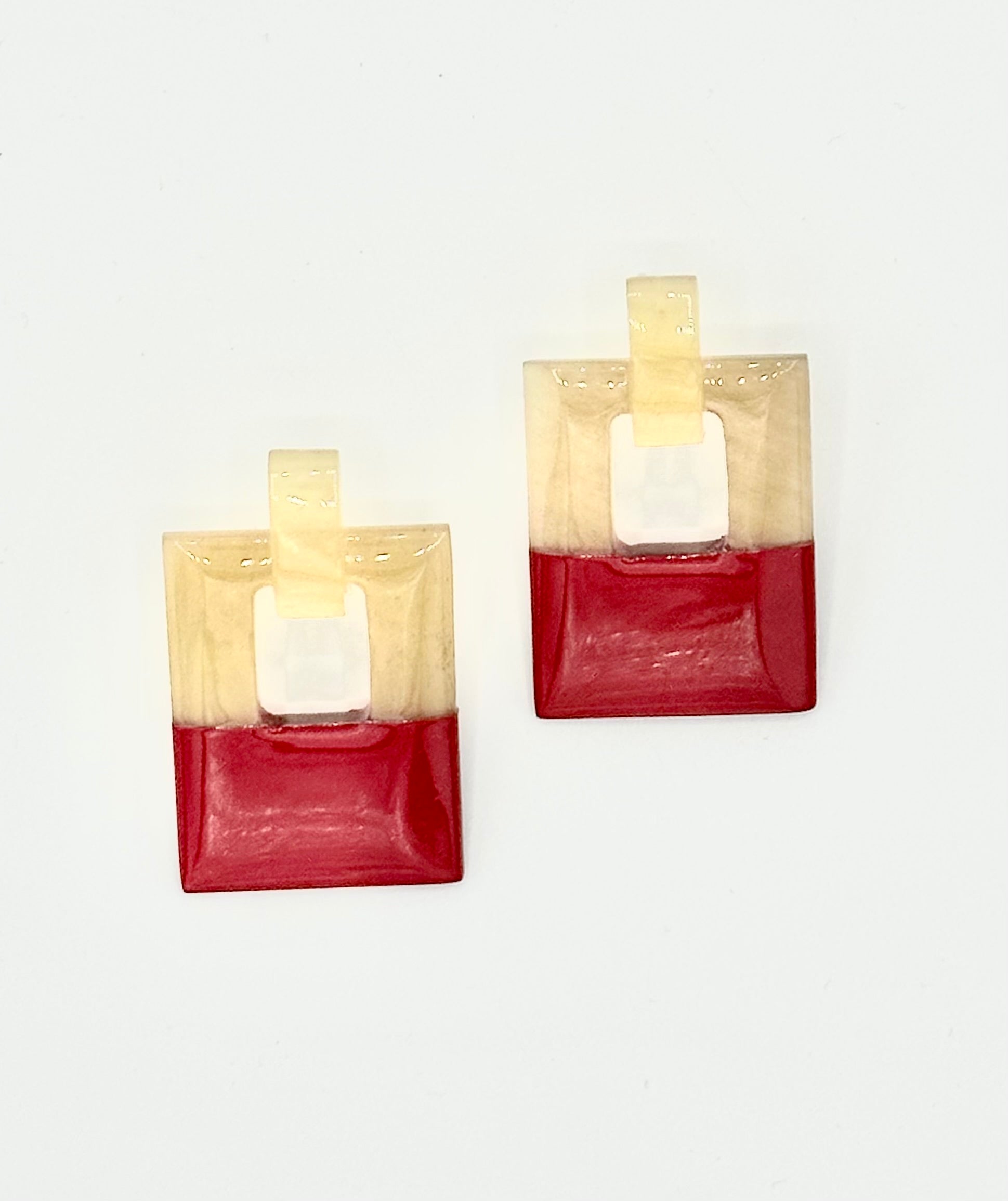 Hinged Horn Earrings