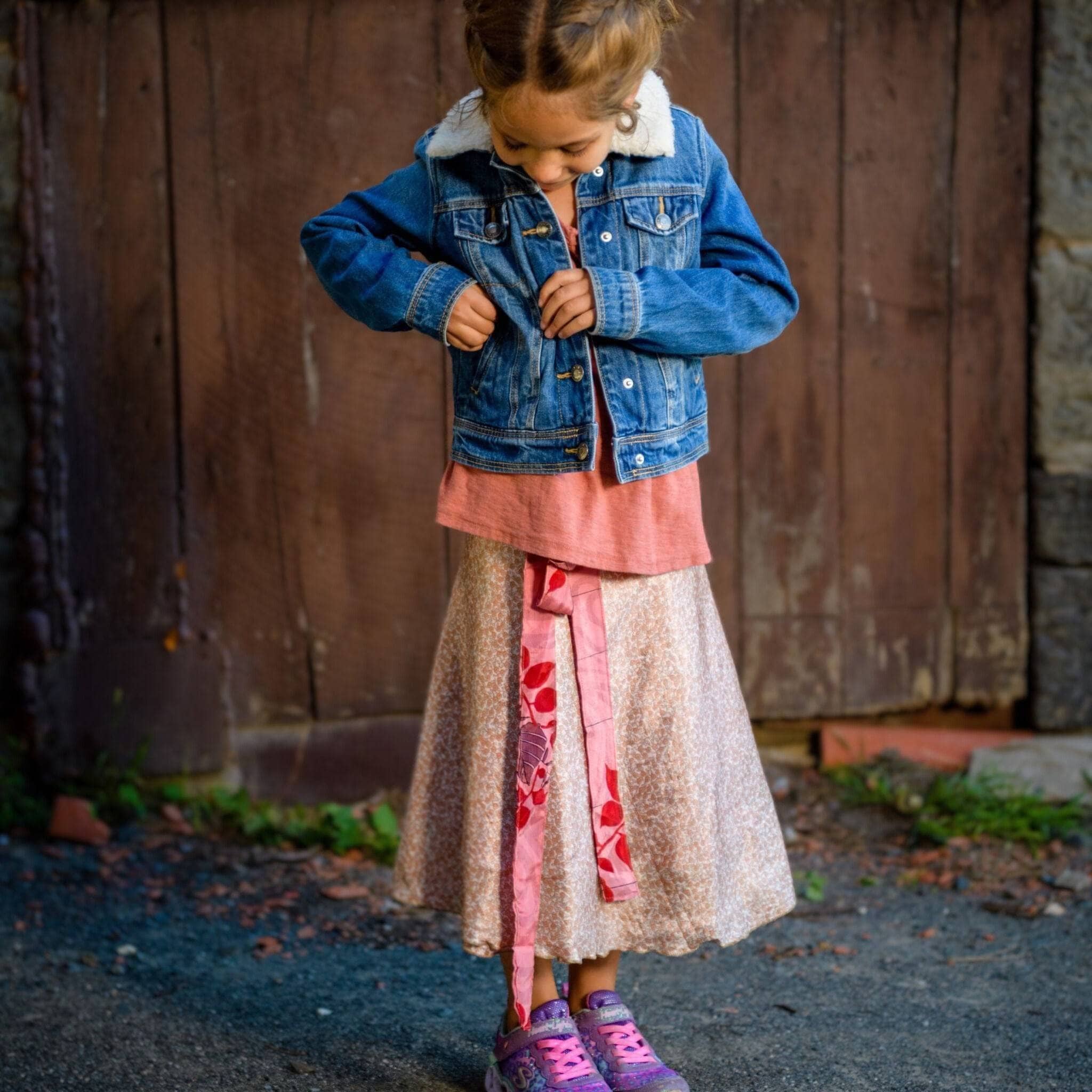 Kids Skirt – Recycled Sari Magic