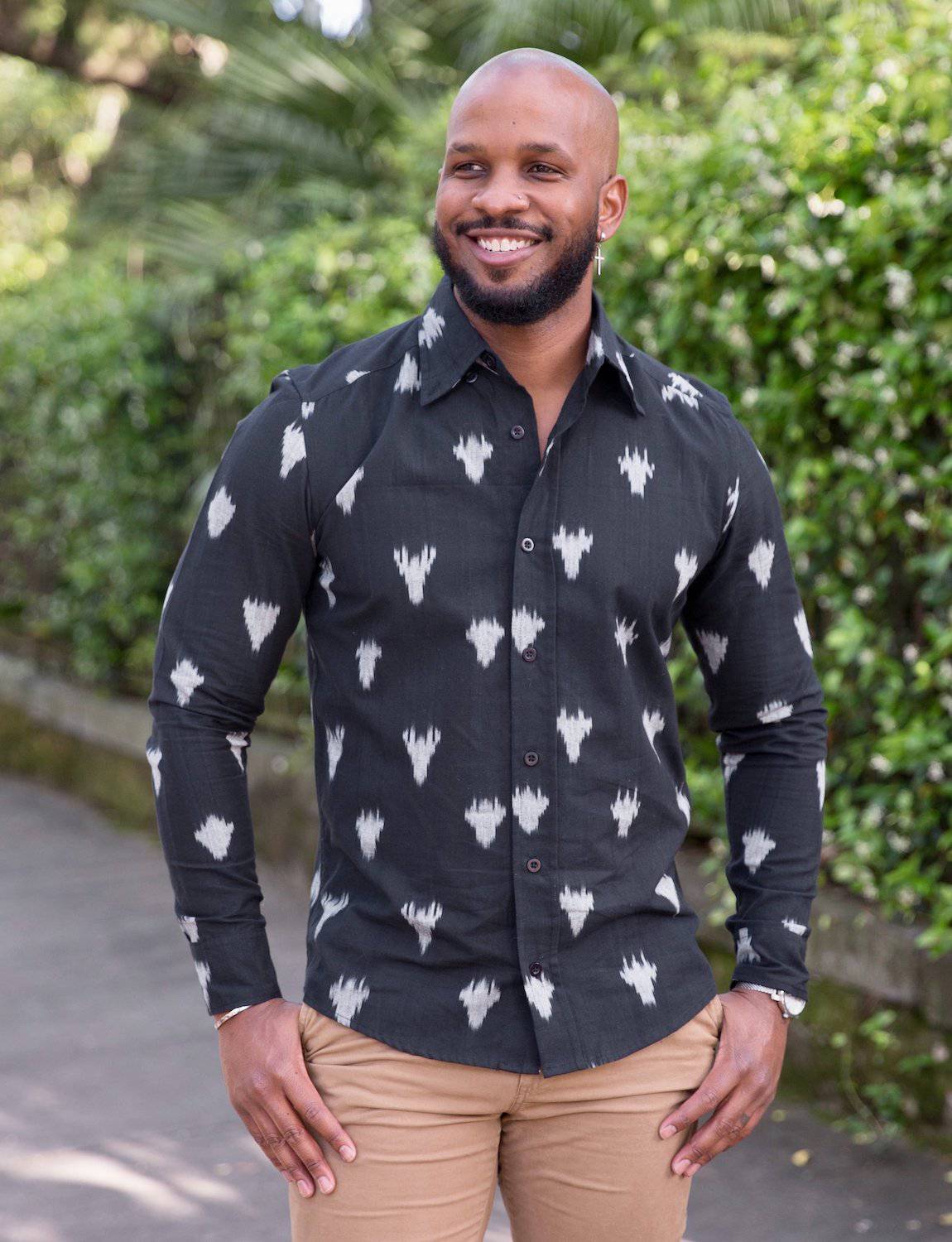 Leo Men's Button Down Shirt- FINAL SALE