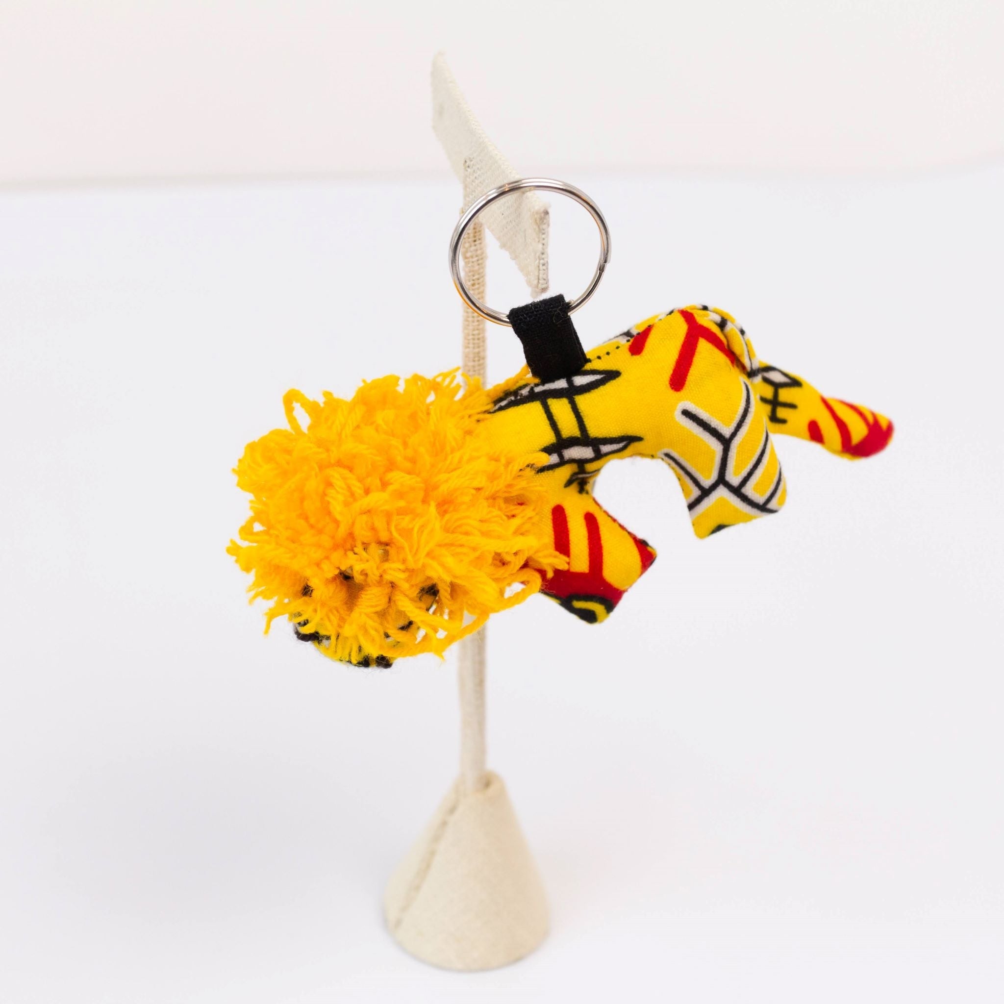 Kitenge Animal Keychain