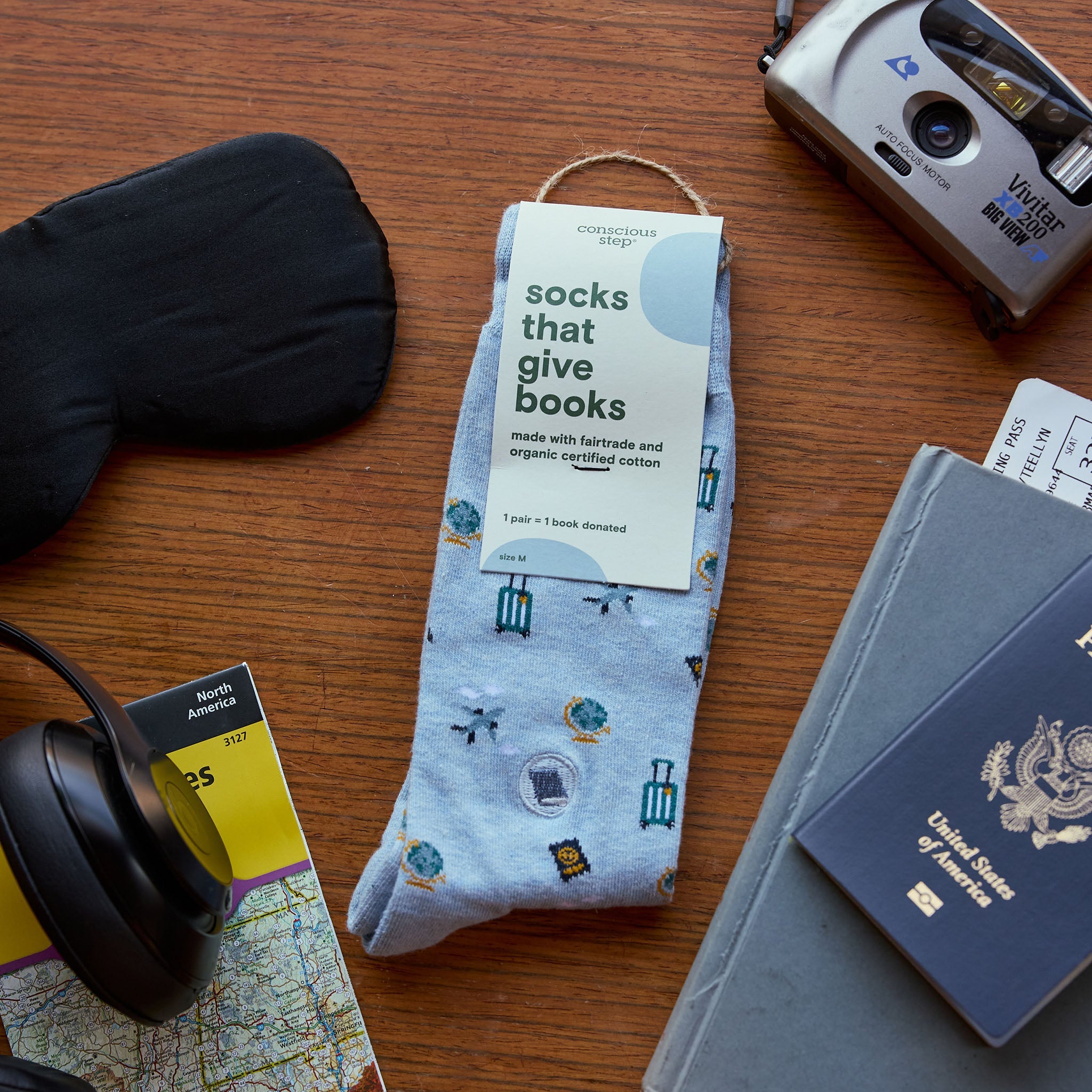 Socks that Give Books