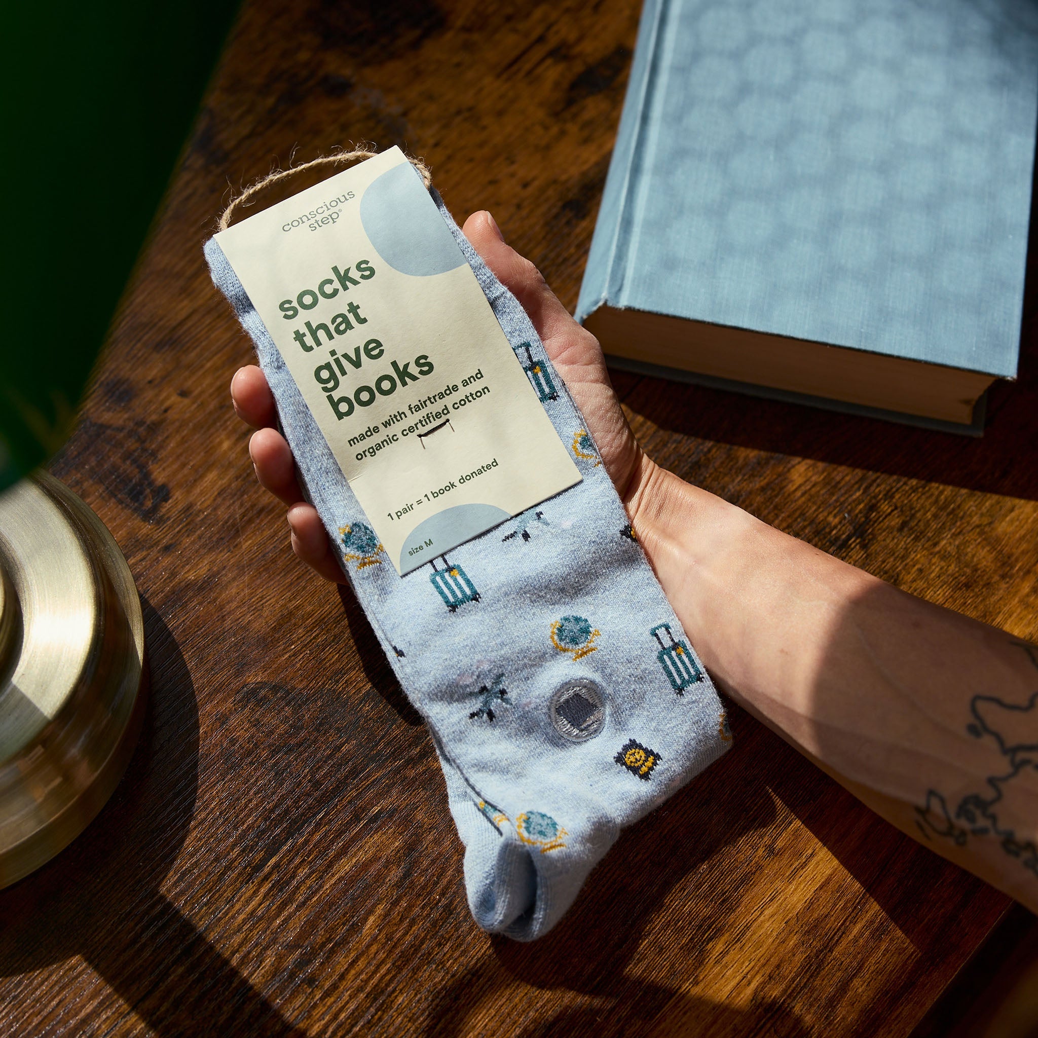 Socks that Give Books
