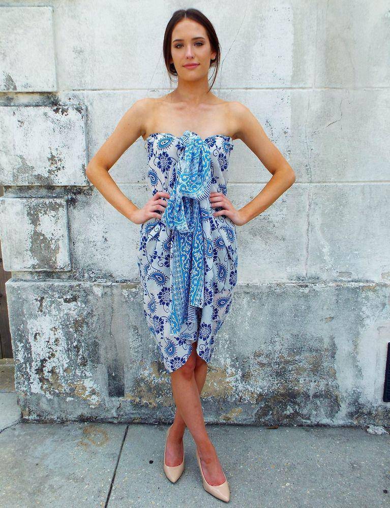 Mom's Favorite Blue Sarong