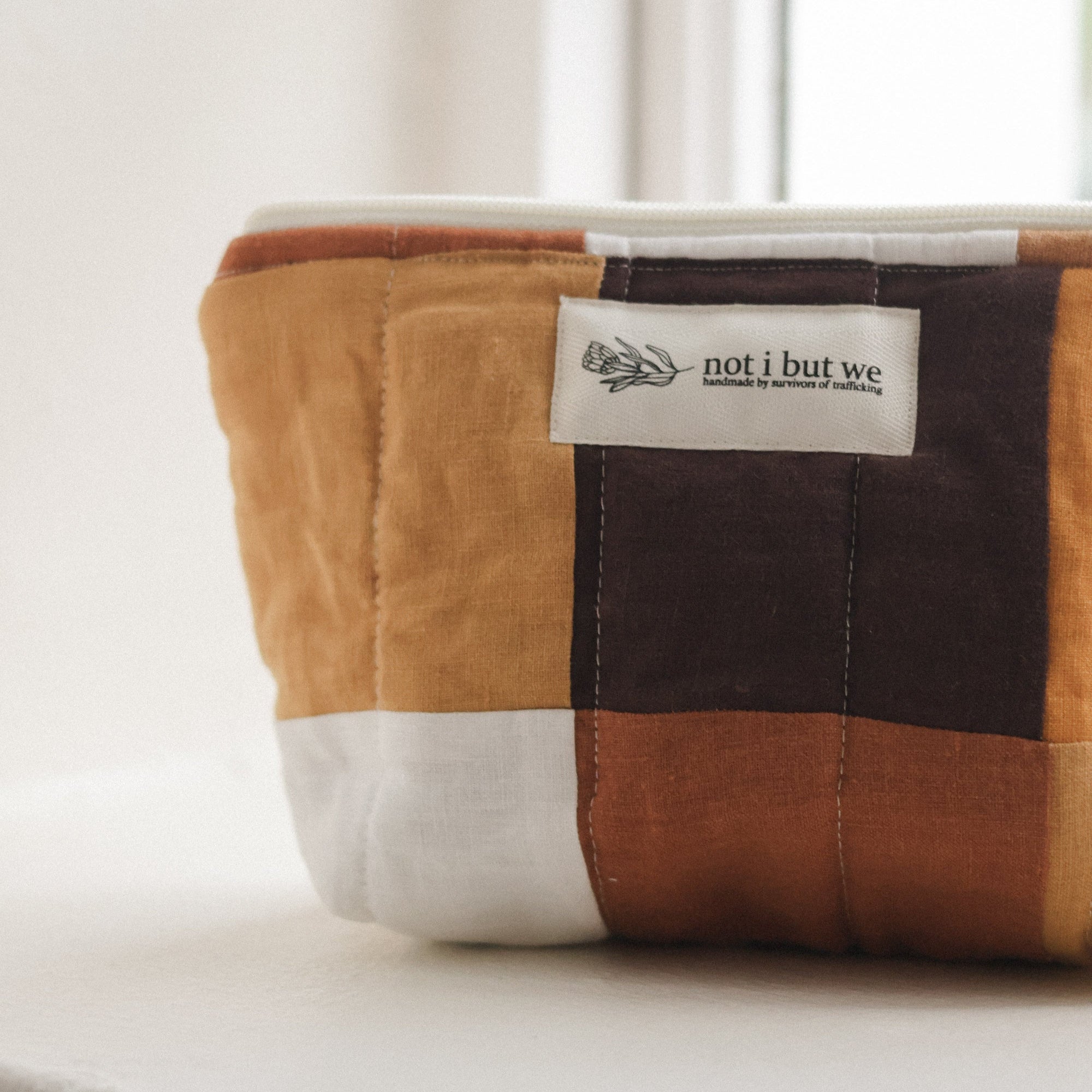 Quilted Cosmetic Pouch