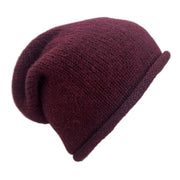 Wine Essential Knit Alpaca Beanie