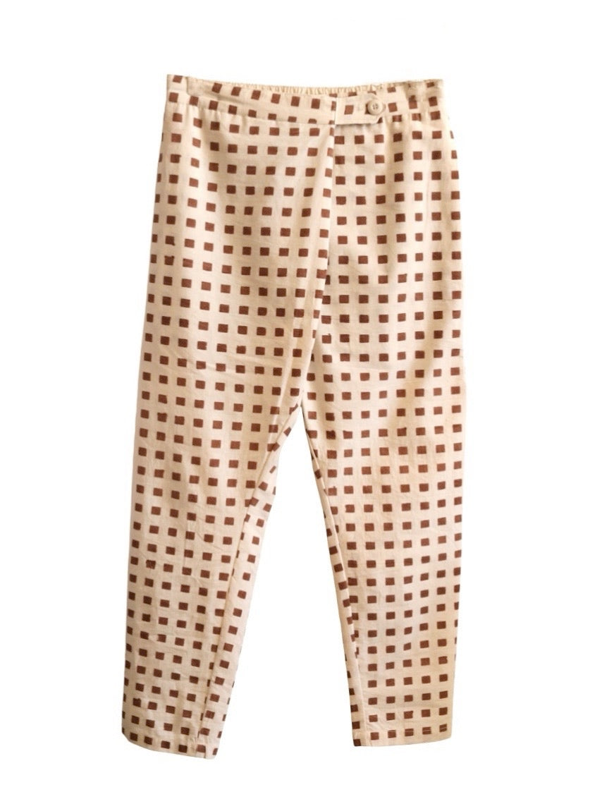 Unisex Souk Pant in Hand Block Print
